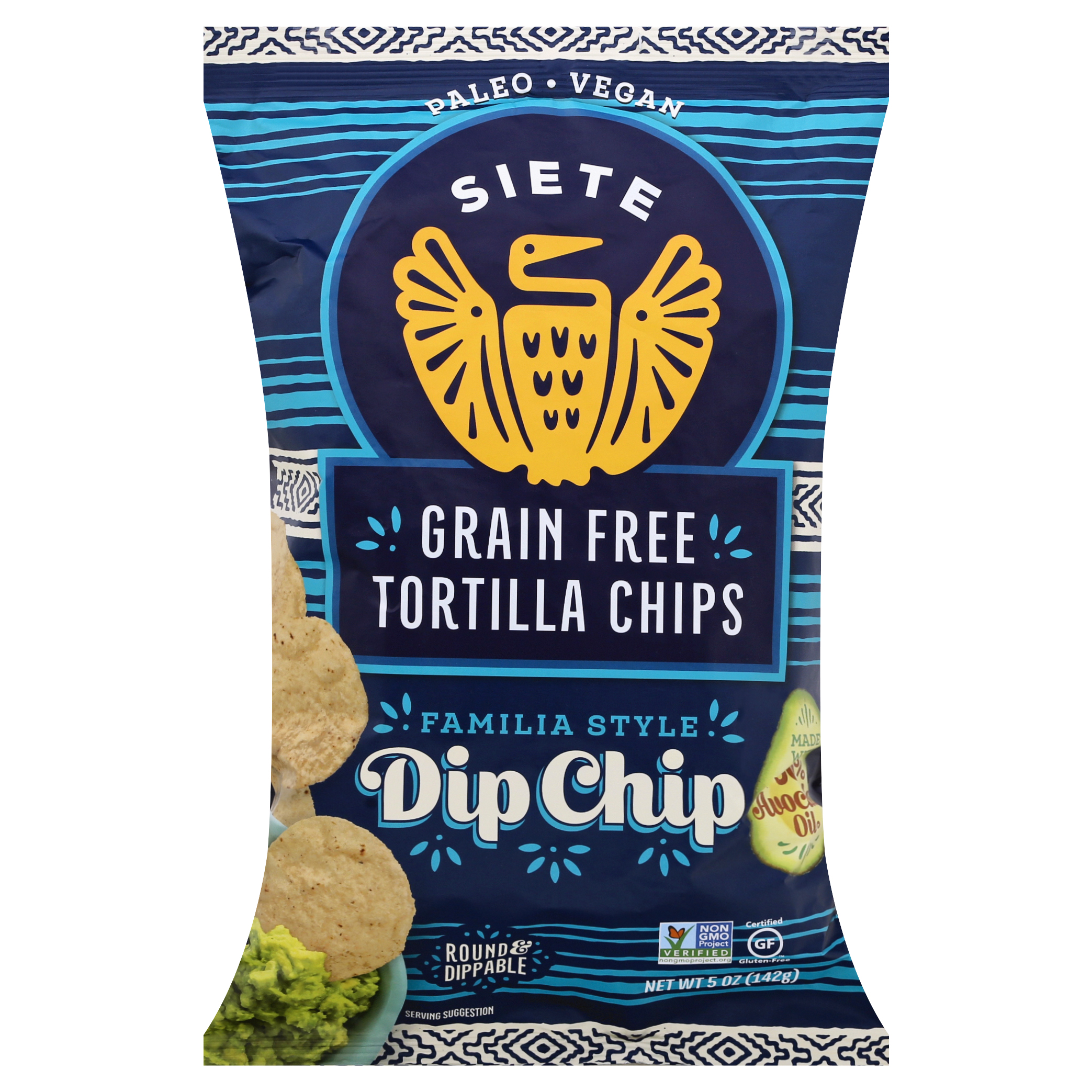 Siete Familia Style Dip Chip Grain Free Tortilla Chips