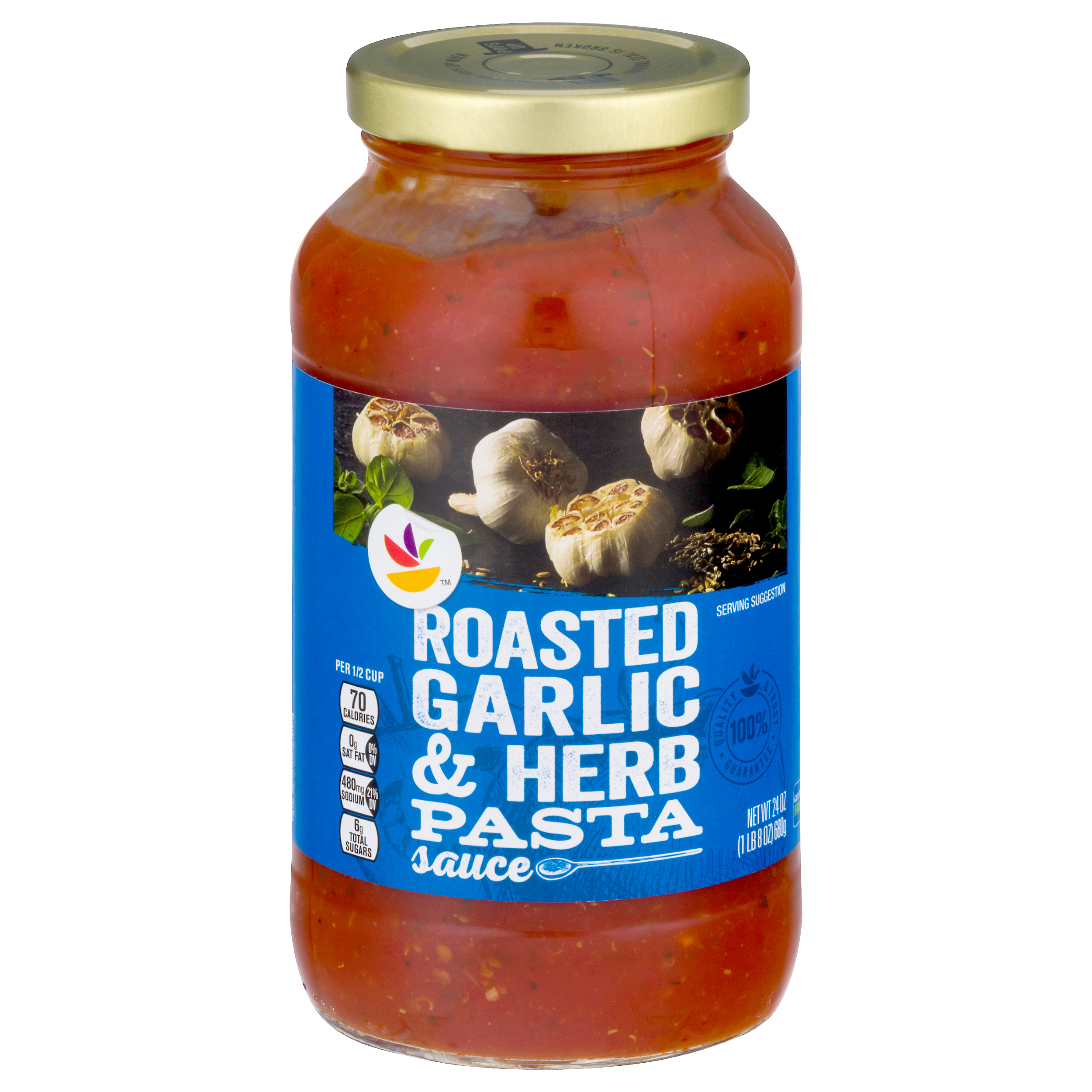 Ahold Roasted Garlic & Herb Pasta Sauce 24 oz JAR