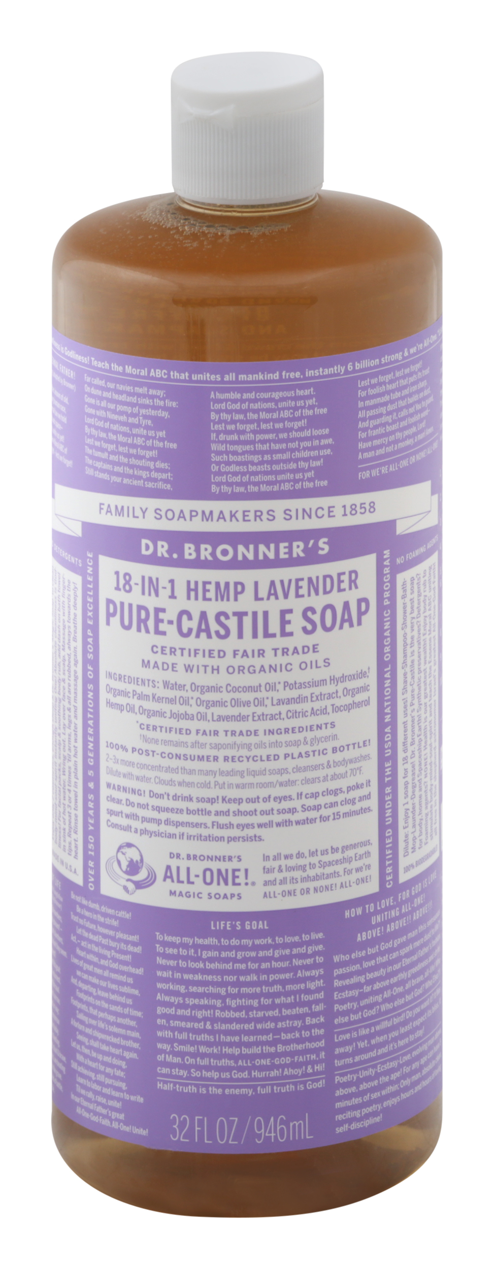 Dr Bronners Pure-Castile Soap