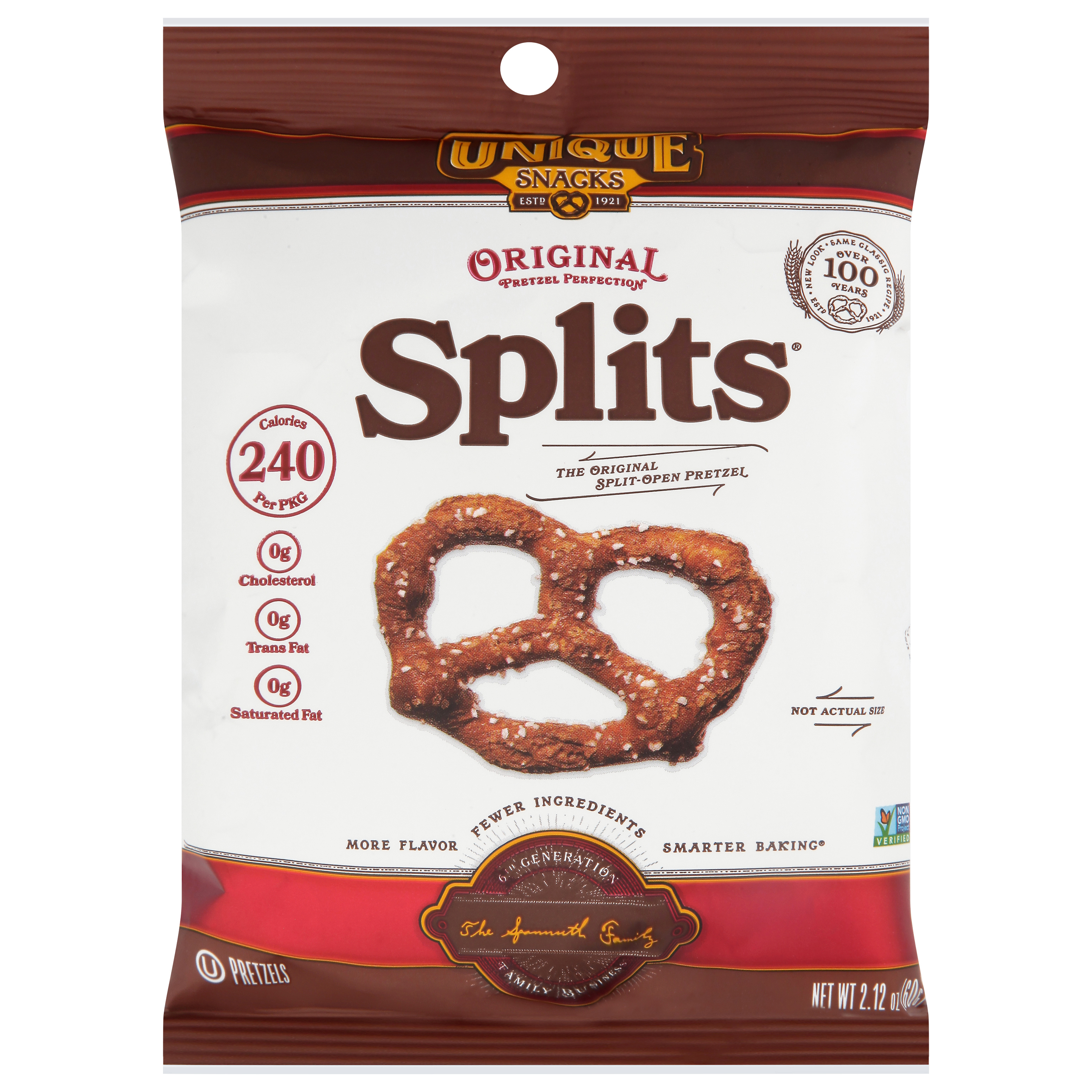 Unique Snacks Splits Original Pretzels