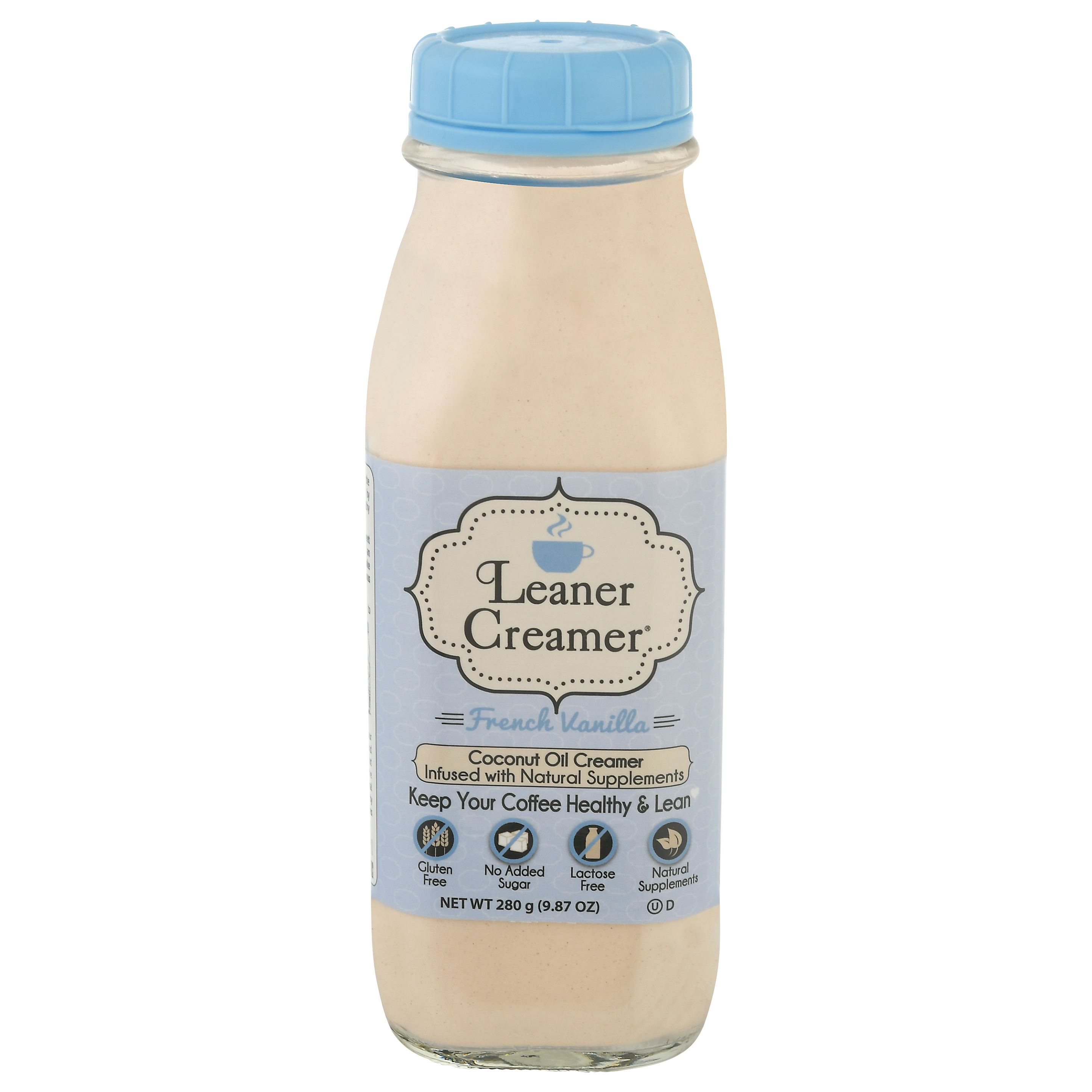 Leaner Creamer French Vanilla Coconut Oil Creamer 280 gr