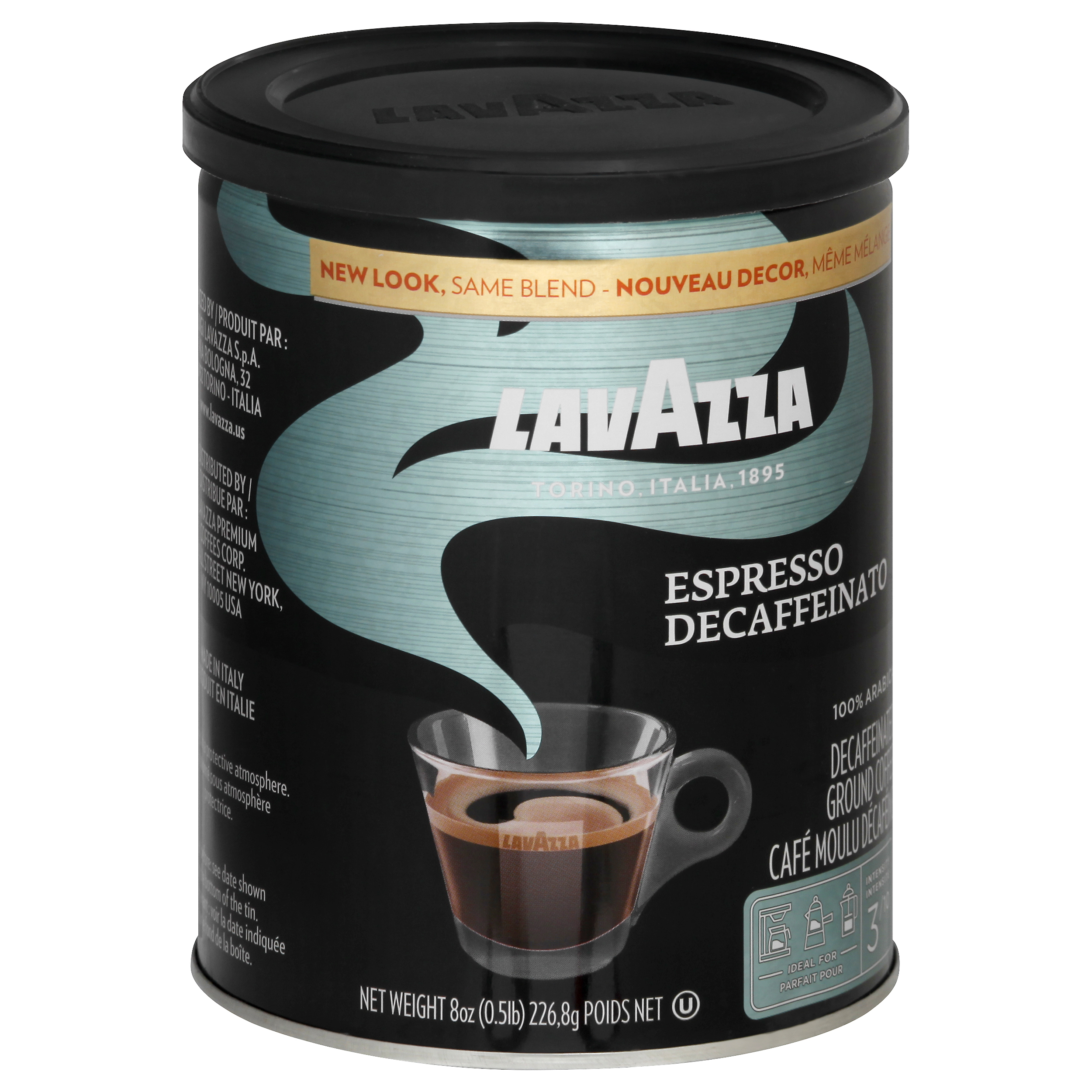 Lavazza Decaffeinated Ground Espresso Decaffeinato Coffee