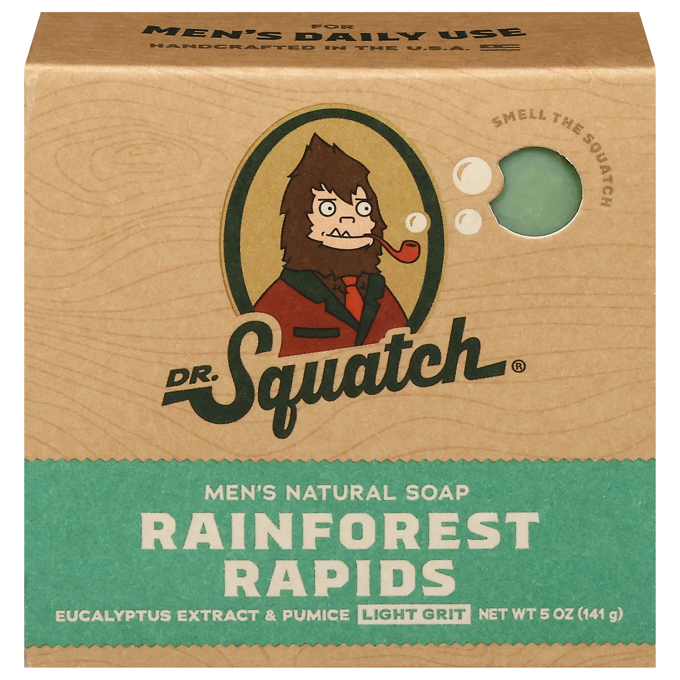 Dr. Squatch Men's Natural Rainforest Rapids Soap