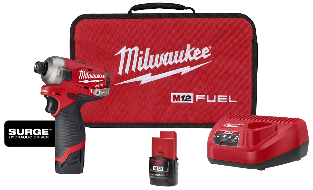 M12™ FUEL™ SURGE™ 1/4 in. Hex Hydraulic Driver 2 Battery Kit 2266049