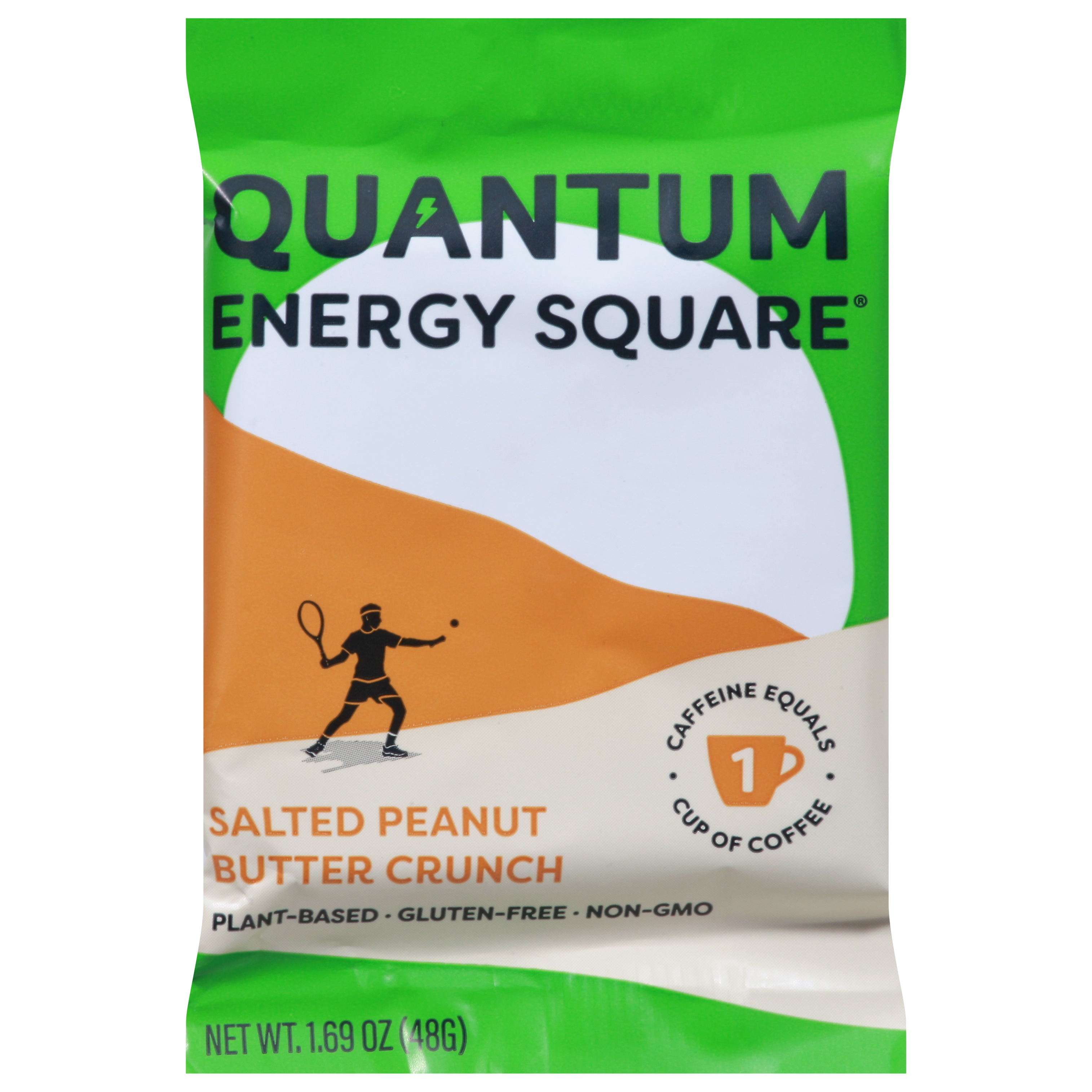Quantum Energy Square Salted Peanut Butter Crunch Energy Bars
