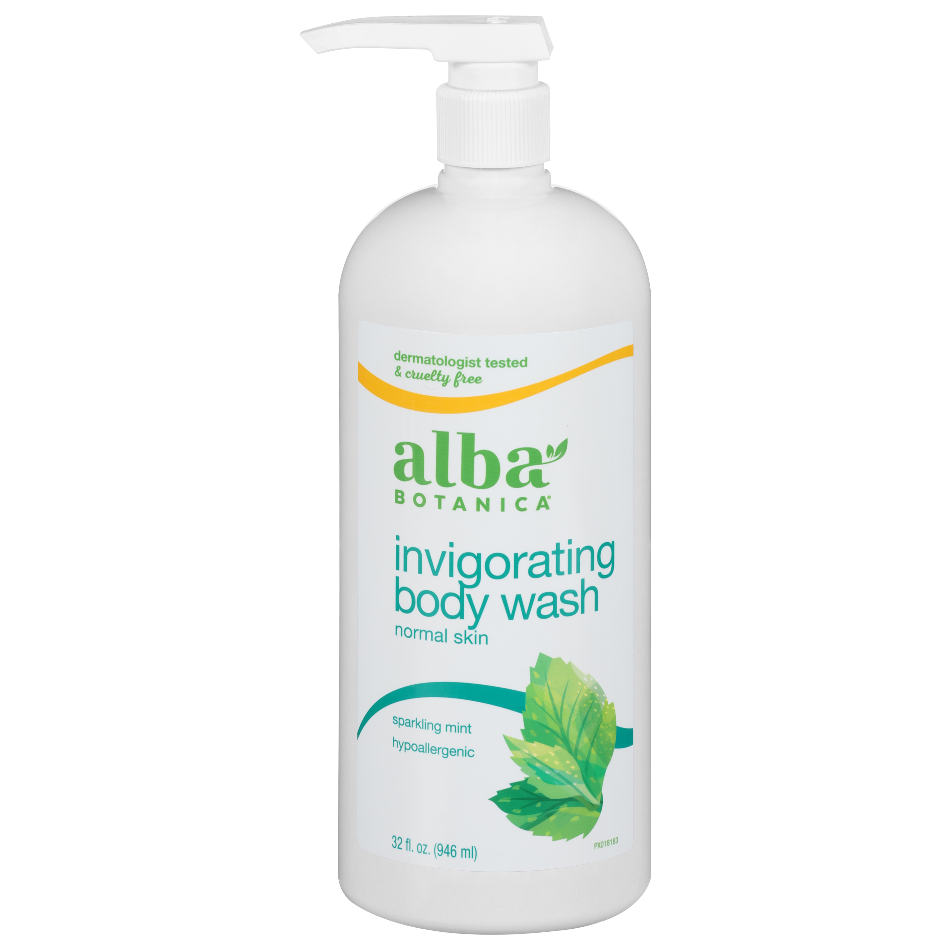 Alba Botanica Invigorating Sparkling Mint Body Wash
