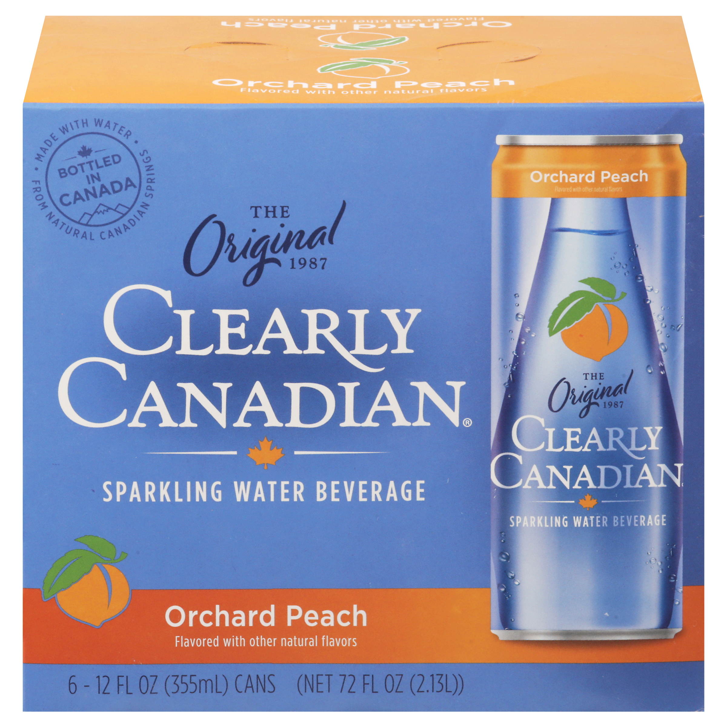 Clearly Canadian Orchard Peach Sparkling Water Beverage