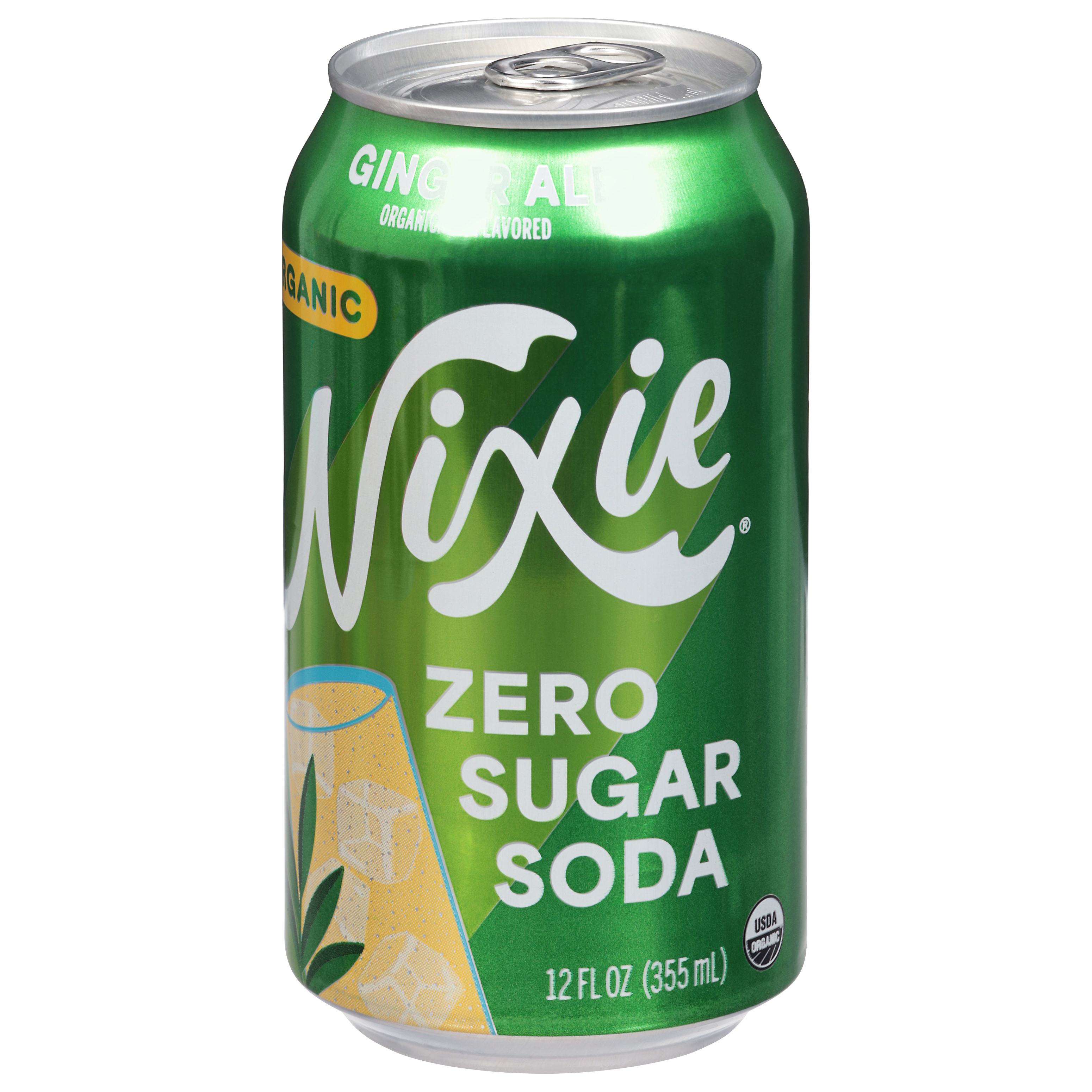 Nixie Organic Zero Sugar Ginger Ale Soda