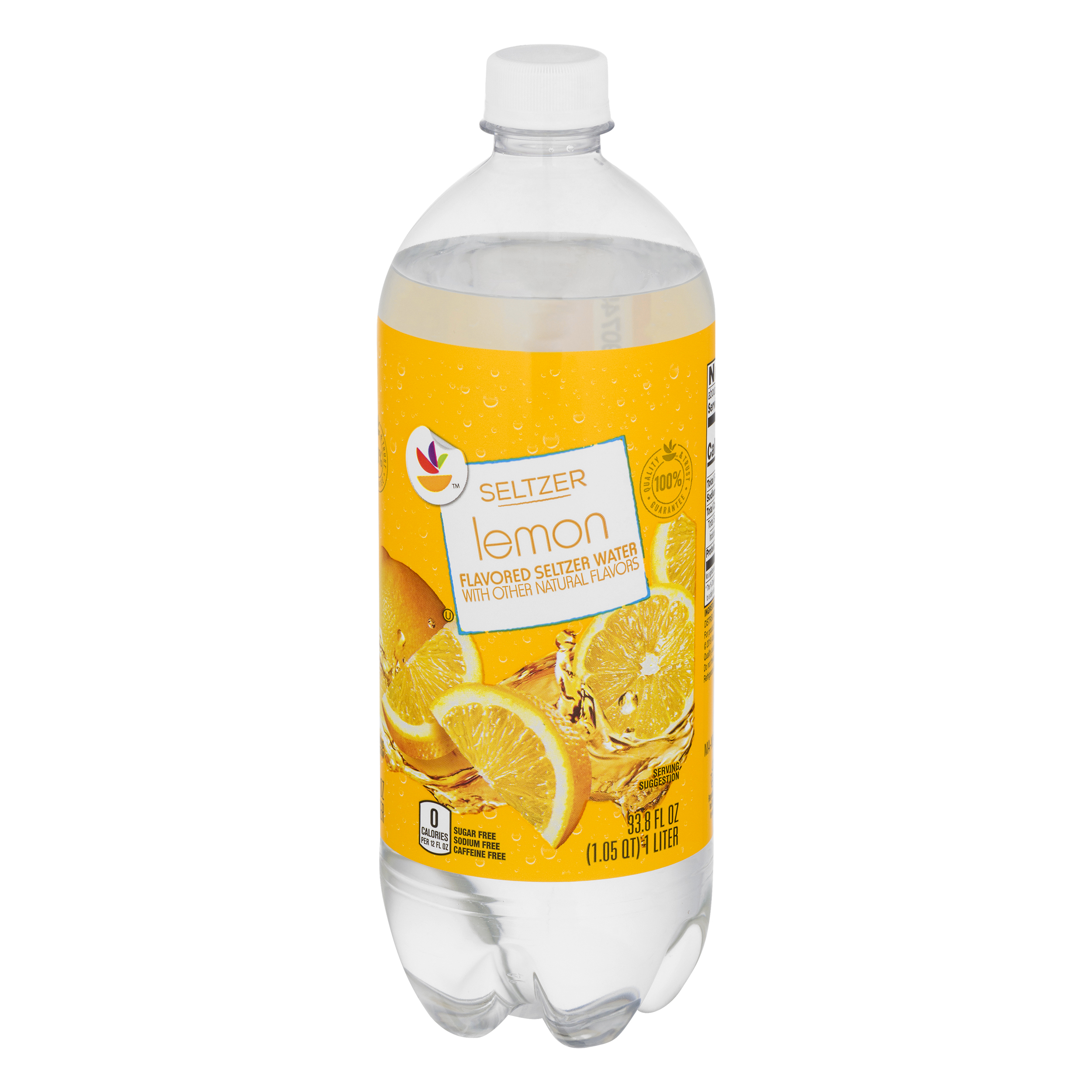 Ahold Lemon Seltzer Water 33.8 oz BOTTLE