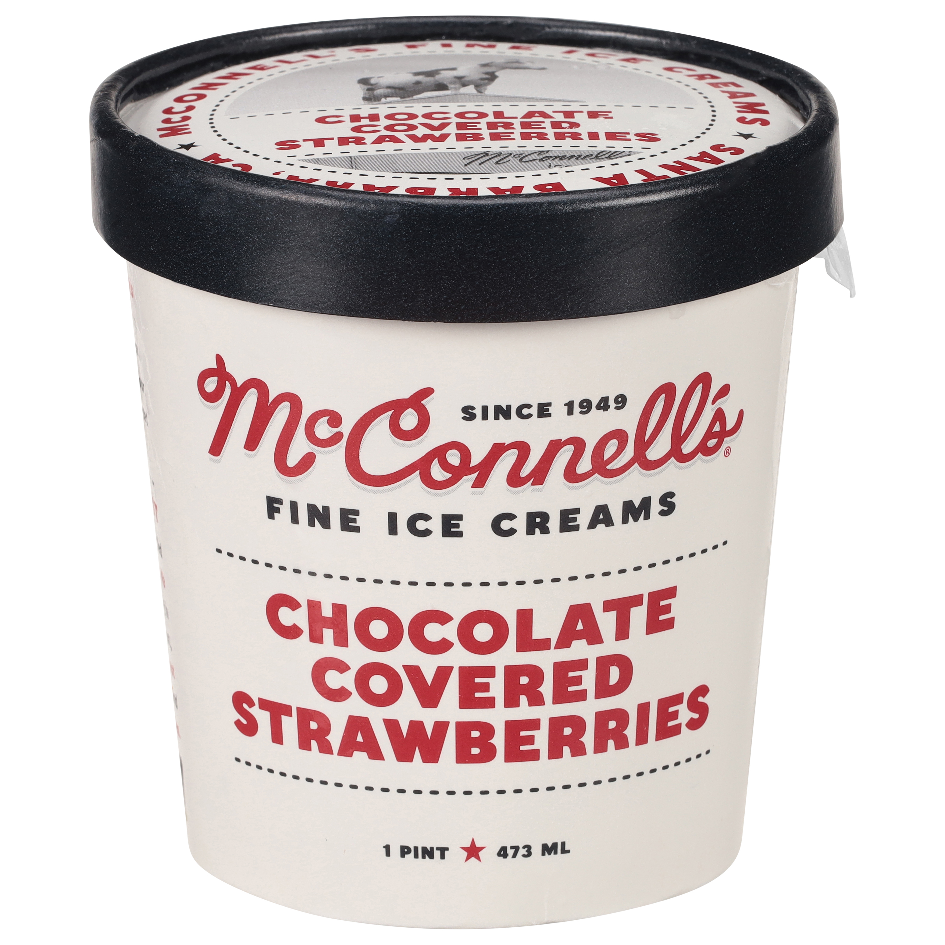 McConnell's Fine Ice Creams Chocolate Covered Strawberries Ice Cream