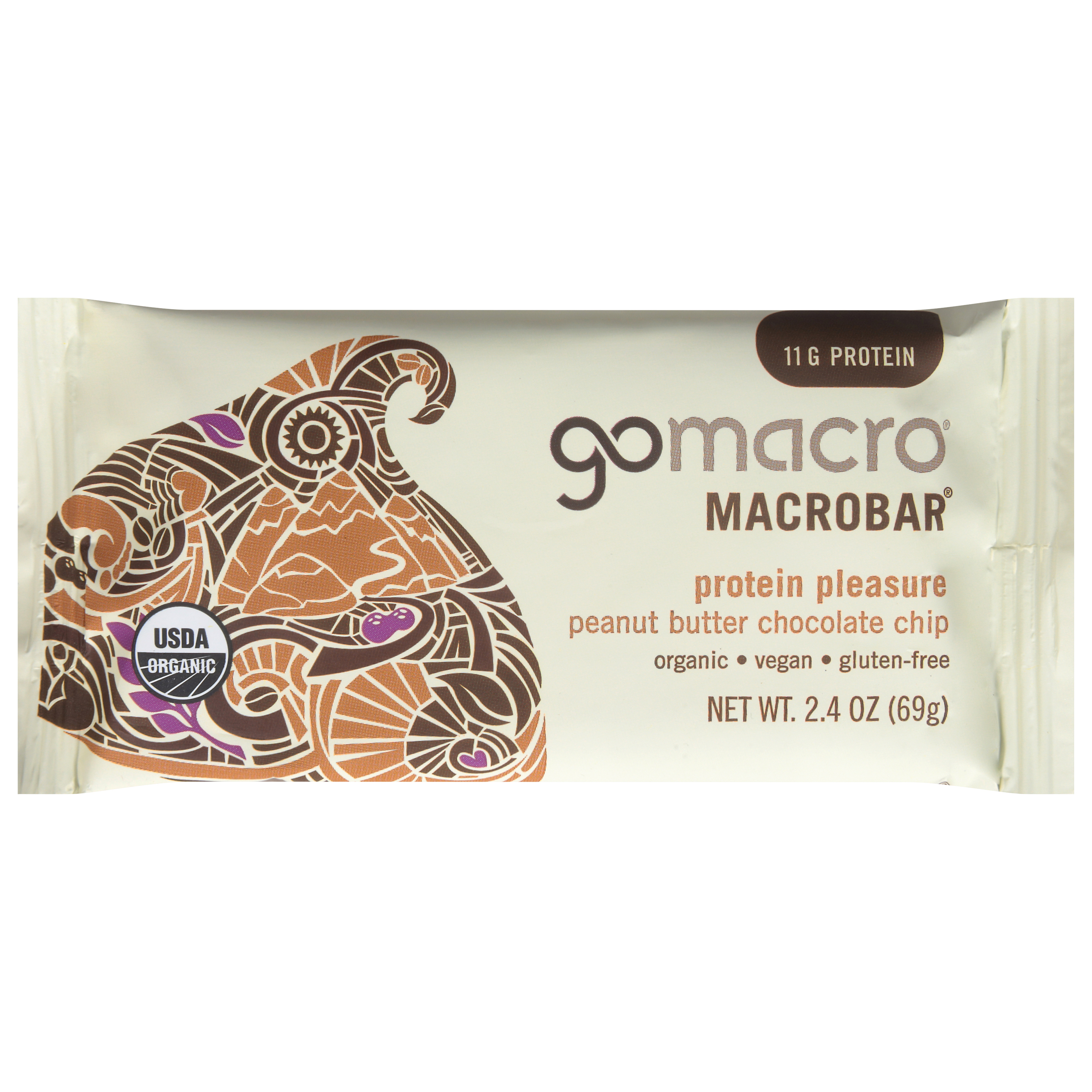GoMacro Peanut Butter Chocolate Chip MacroBar