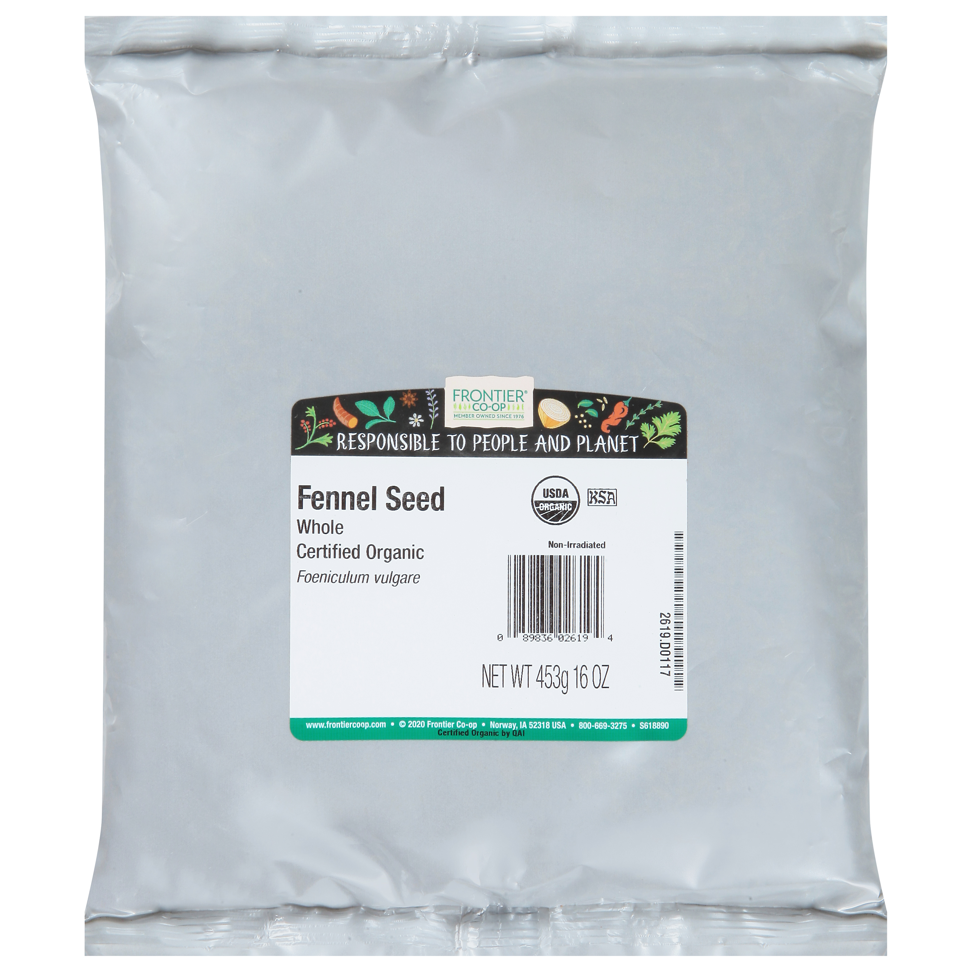 Frontier Co-op Organic Whole Fennel Seed