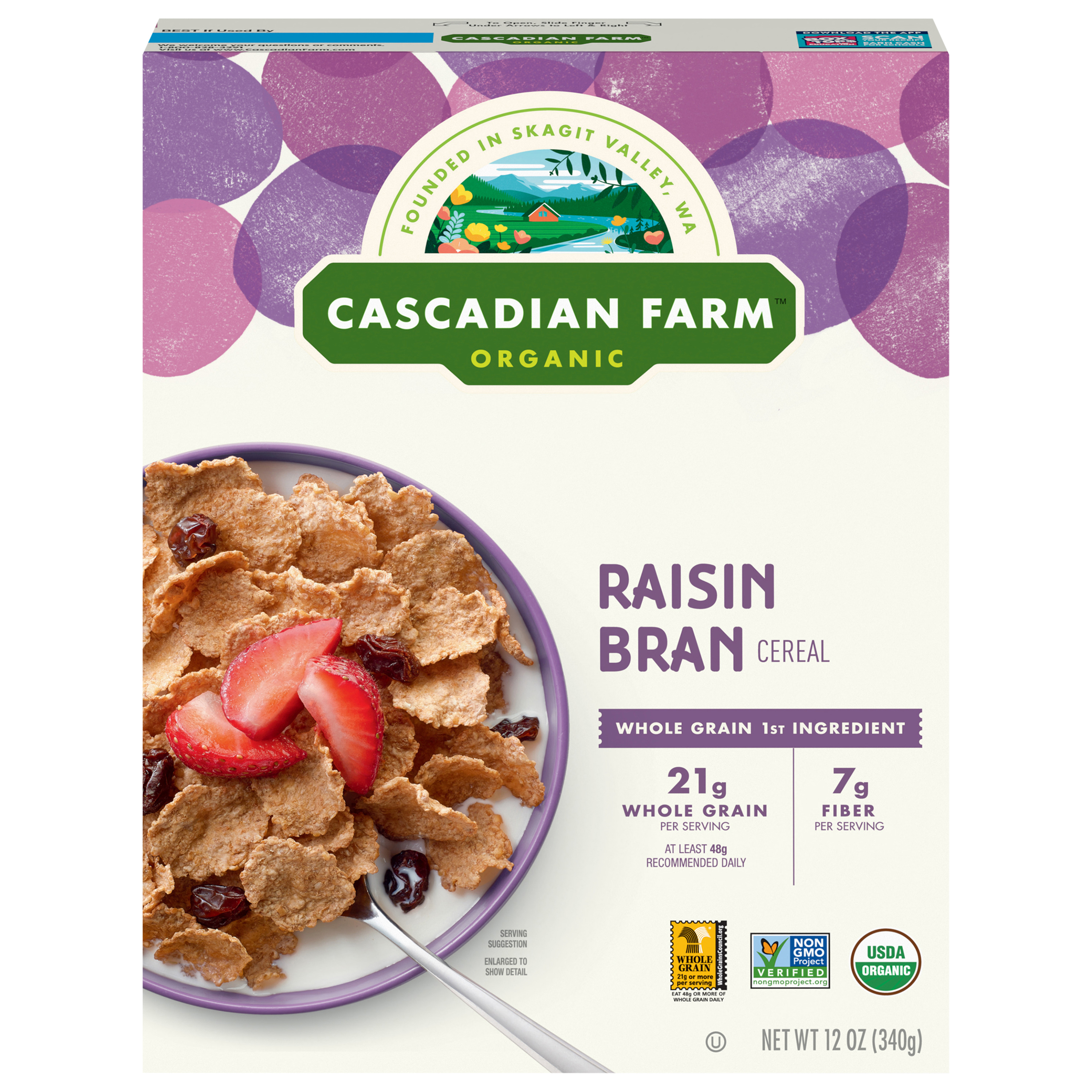 Cascadian Farm Organic Raisin Bran Cereal,