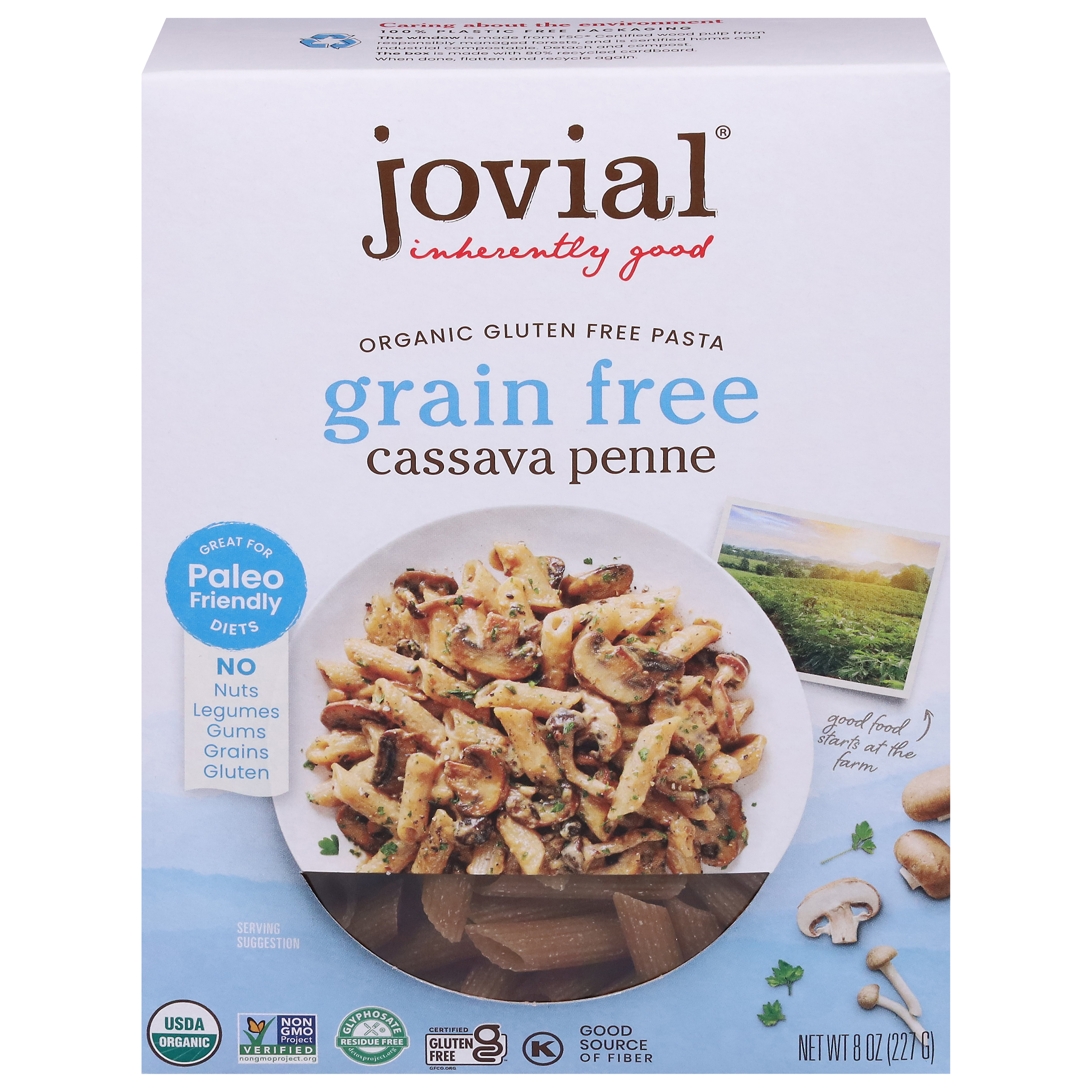 Jovial Organic Grain Free Cassava Penne