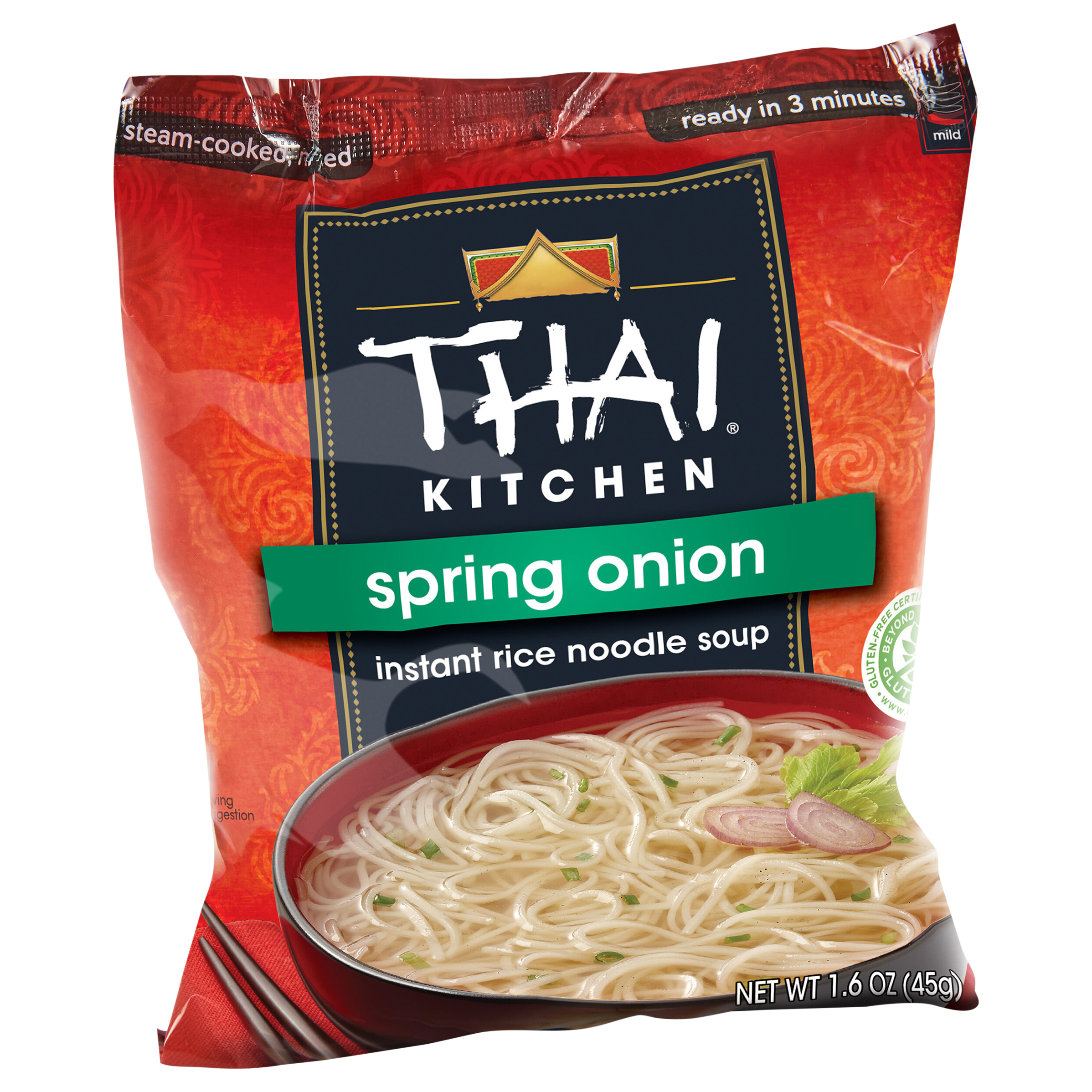 Thai Kitchen Gluten Free Spring Onion Instant Rice Noodle Soup,