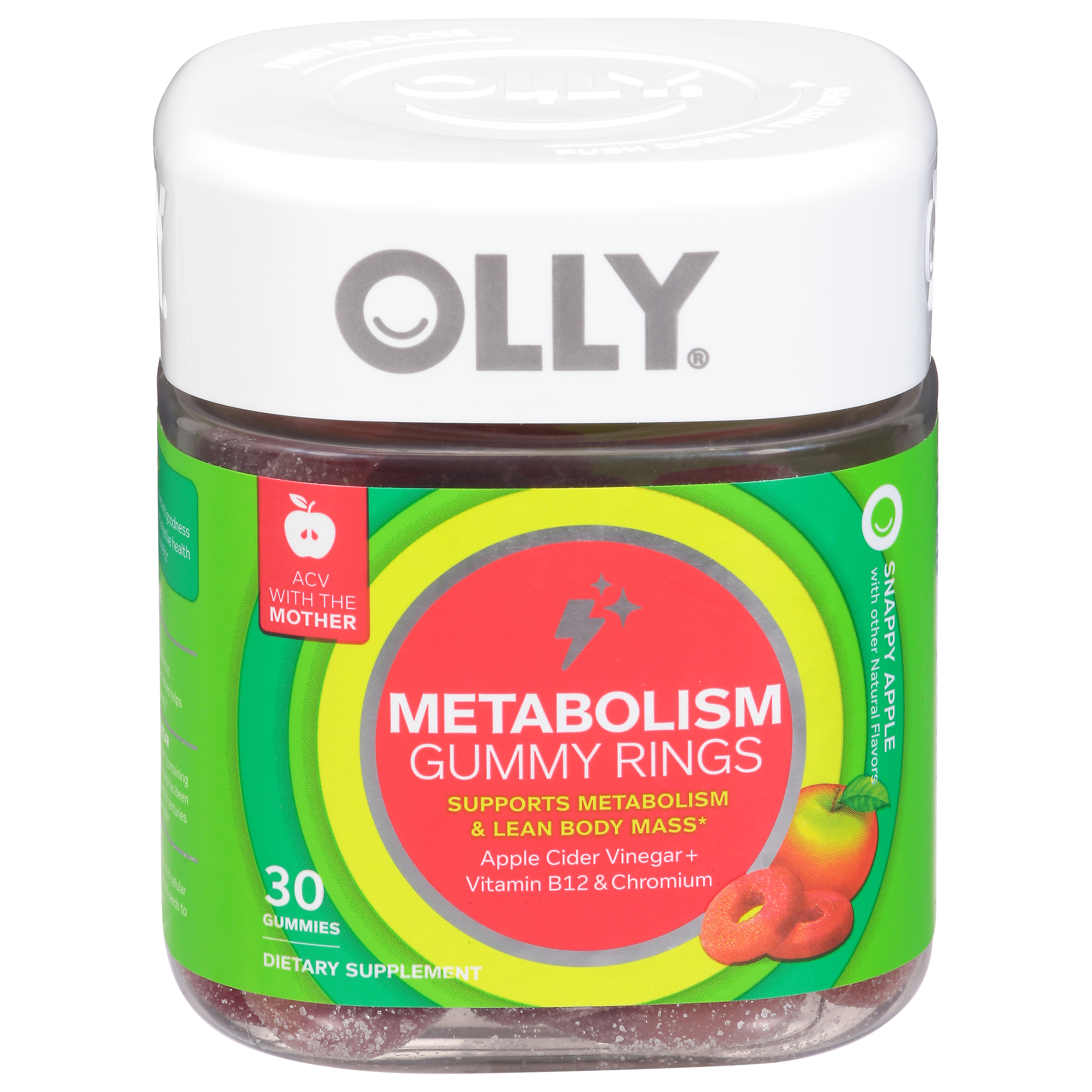Olly Gummy Rings Snappy Apple Metabolism