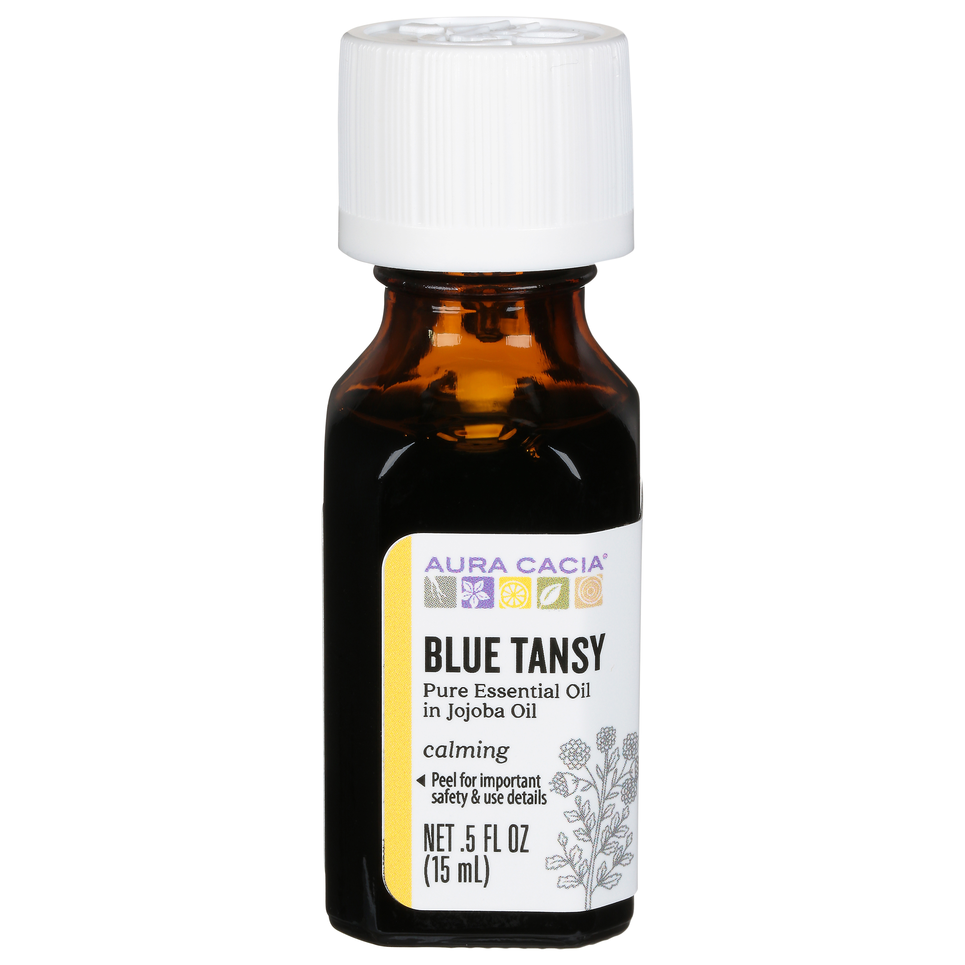 Aura Cacia Calming Blue Tansy Pure Essential Oil in Jojoba Oil
