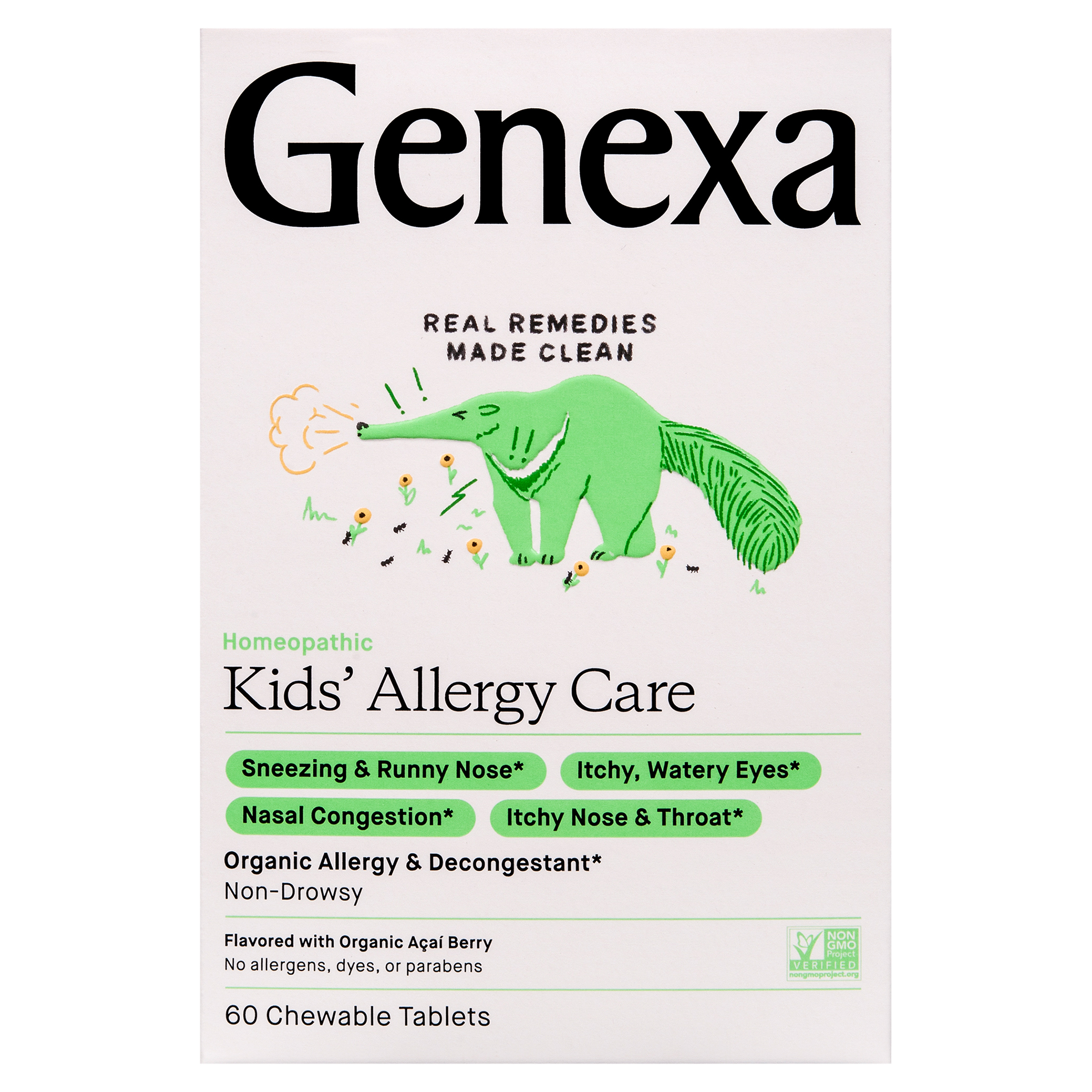 GENEXA KIDS ALLERGY CARE ORGANIC ALLERGY RELIEF