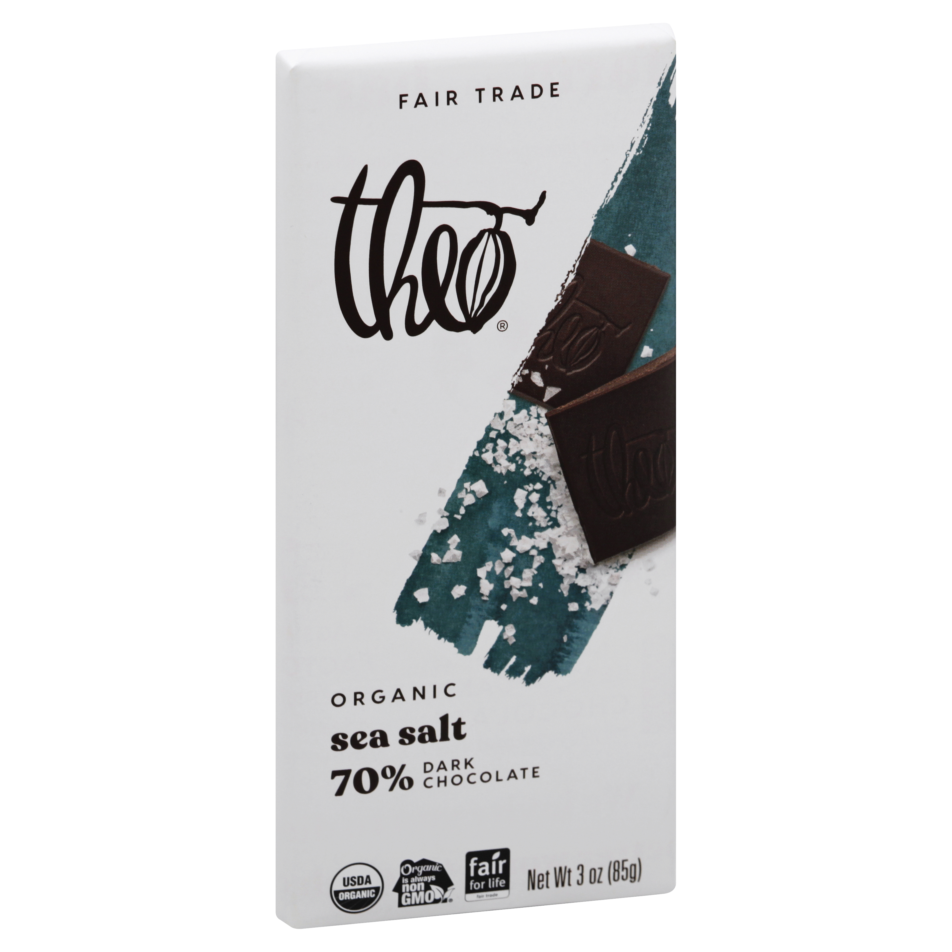 Theo Organic 70% Sea Salt Dark Chocolate