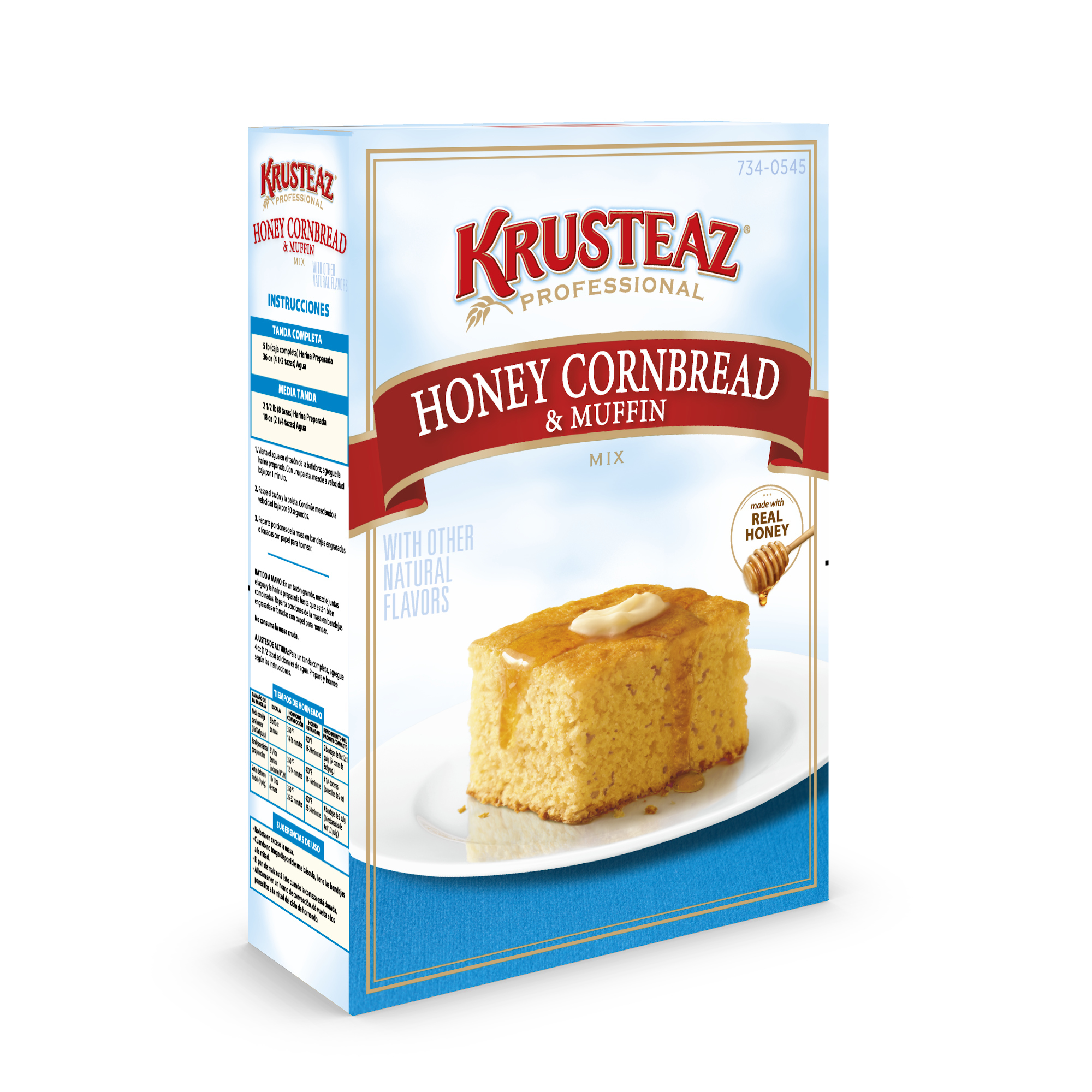  Krusteaz Natural Honey Mix, Cornbread and Muffix, 60 Ounce :  Grocery & Gourmet Food