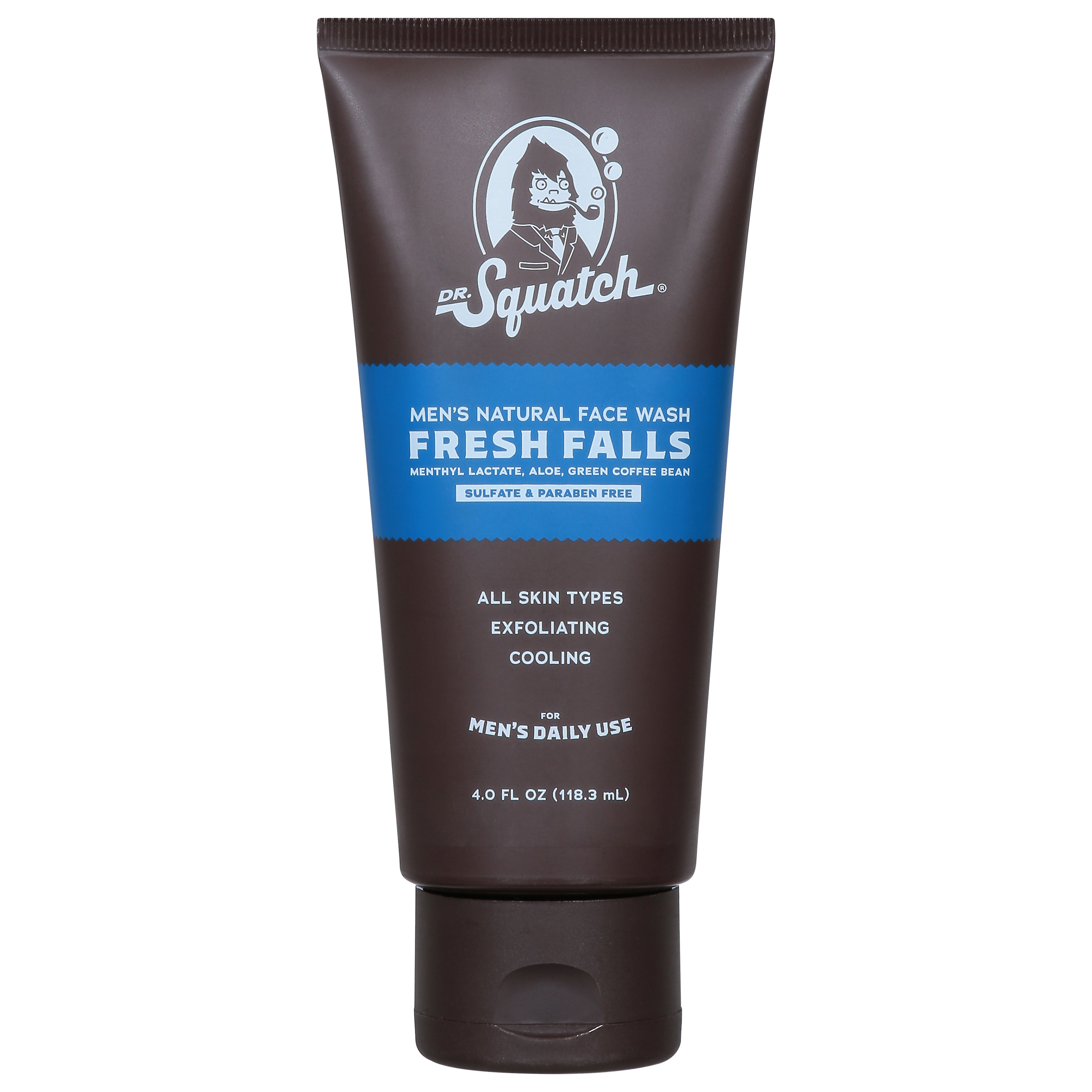 Dr. Squatch Men's Natural Fresh Falls Face Wash
