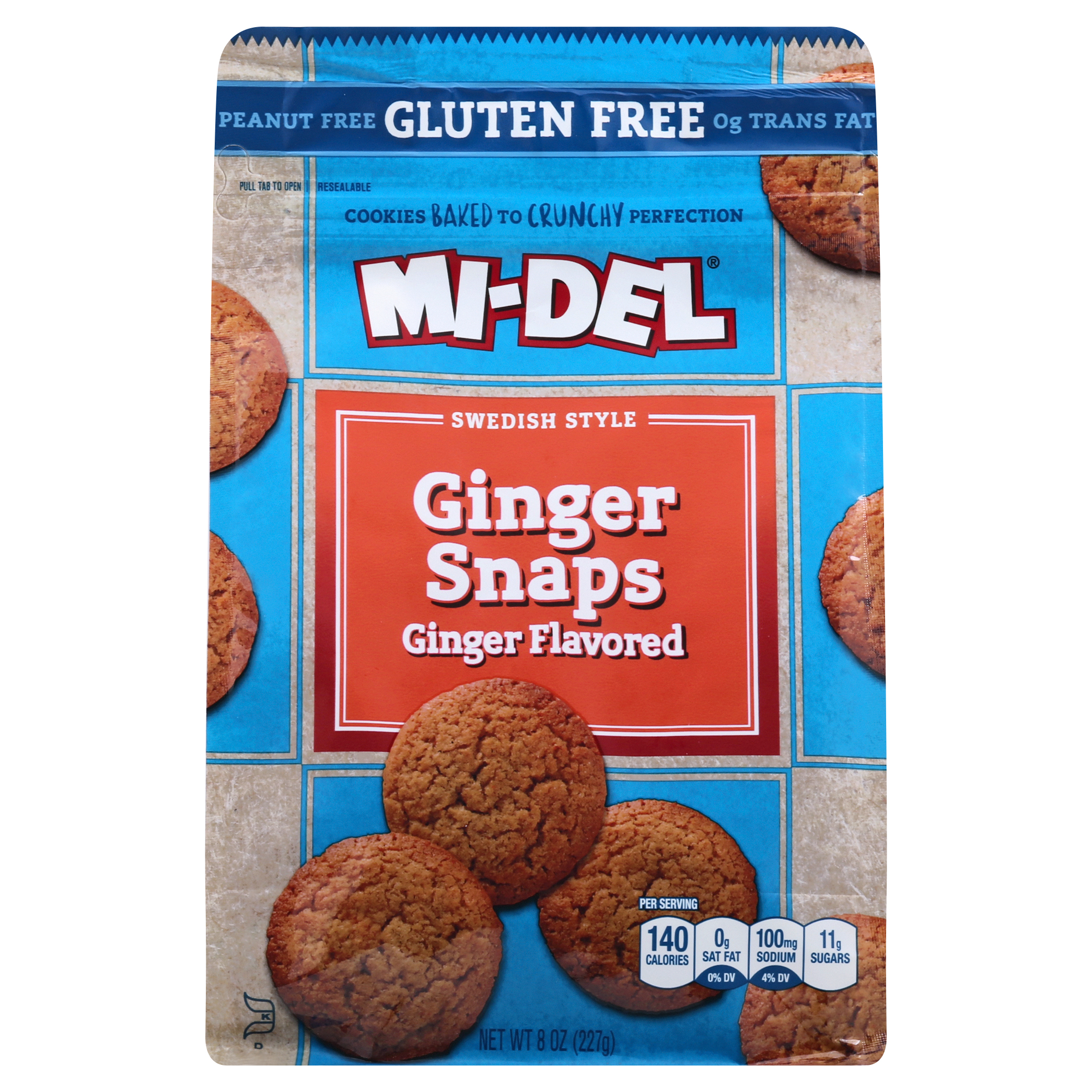 Mi del Gluten Free Swedish Style Ginger Flavored Ginger Snaps