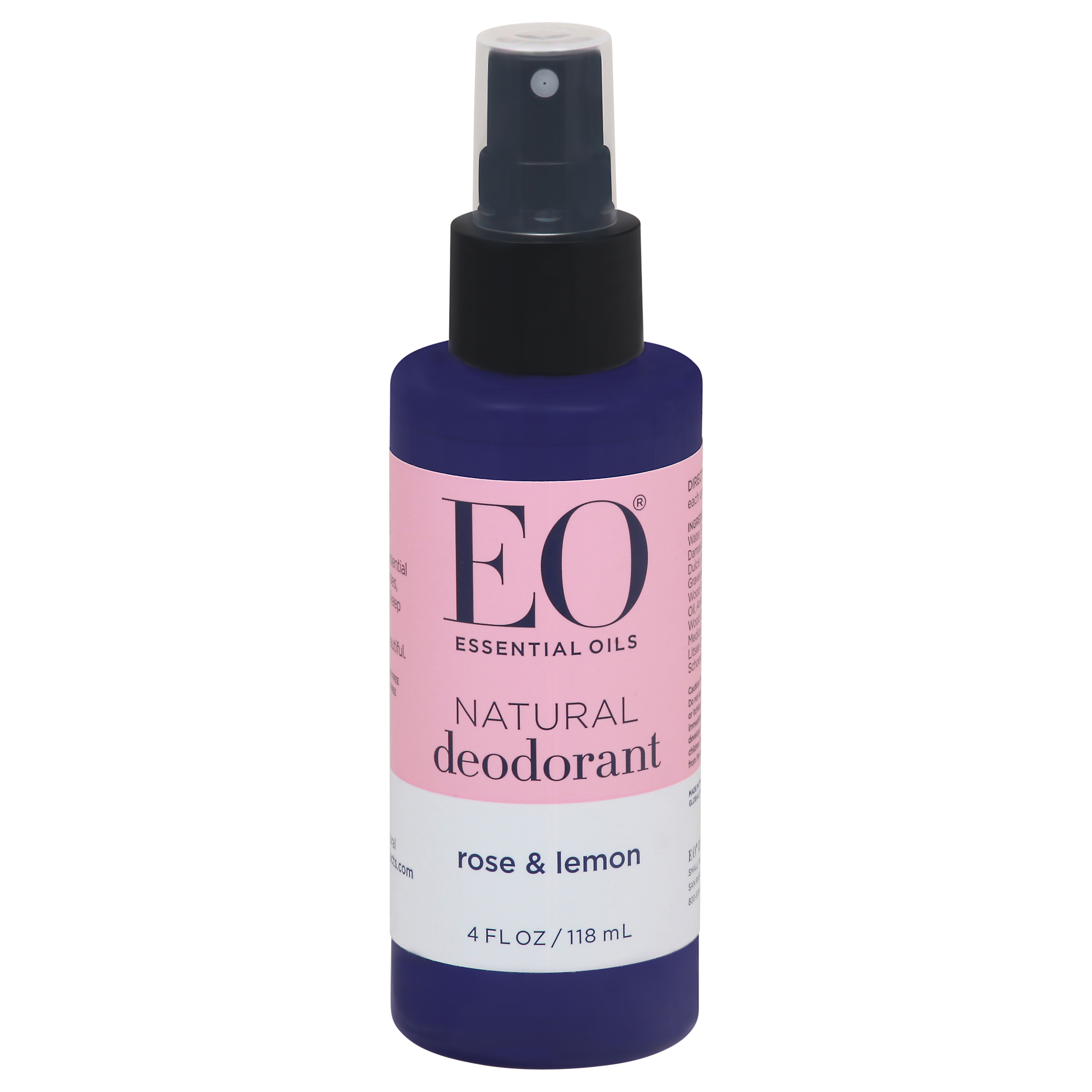 Eo Natural Essential Oils Rose & Lemon Deodorant
