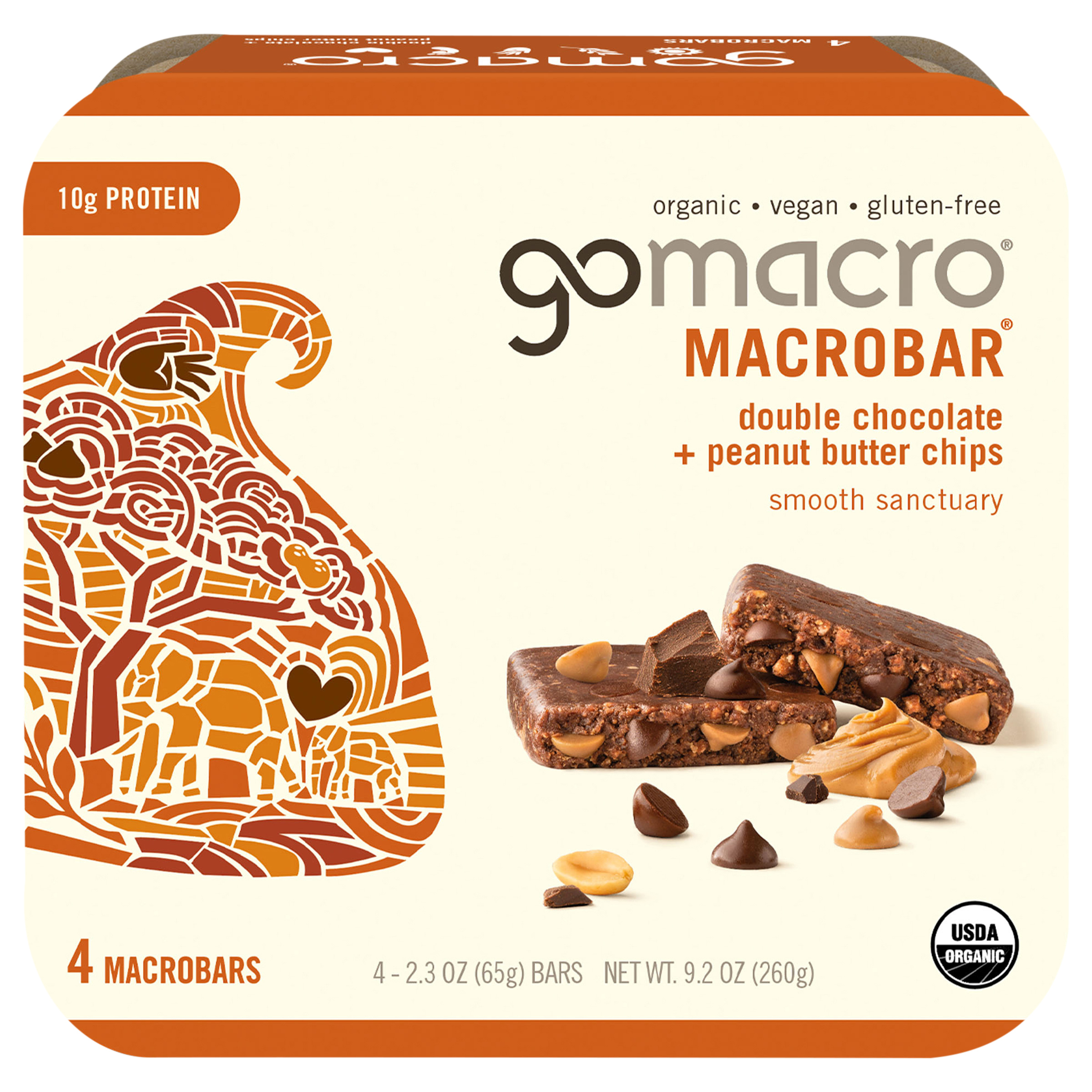 Double Chocolate Peanut Butter Chips MacroBar 4ct Multipack