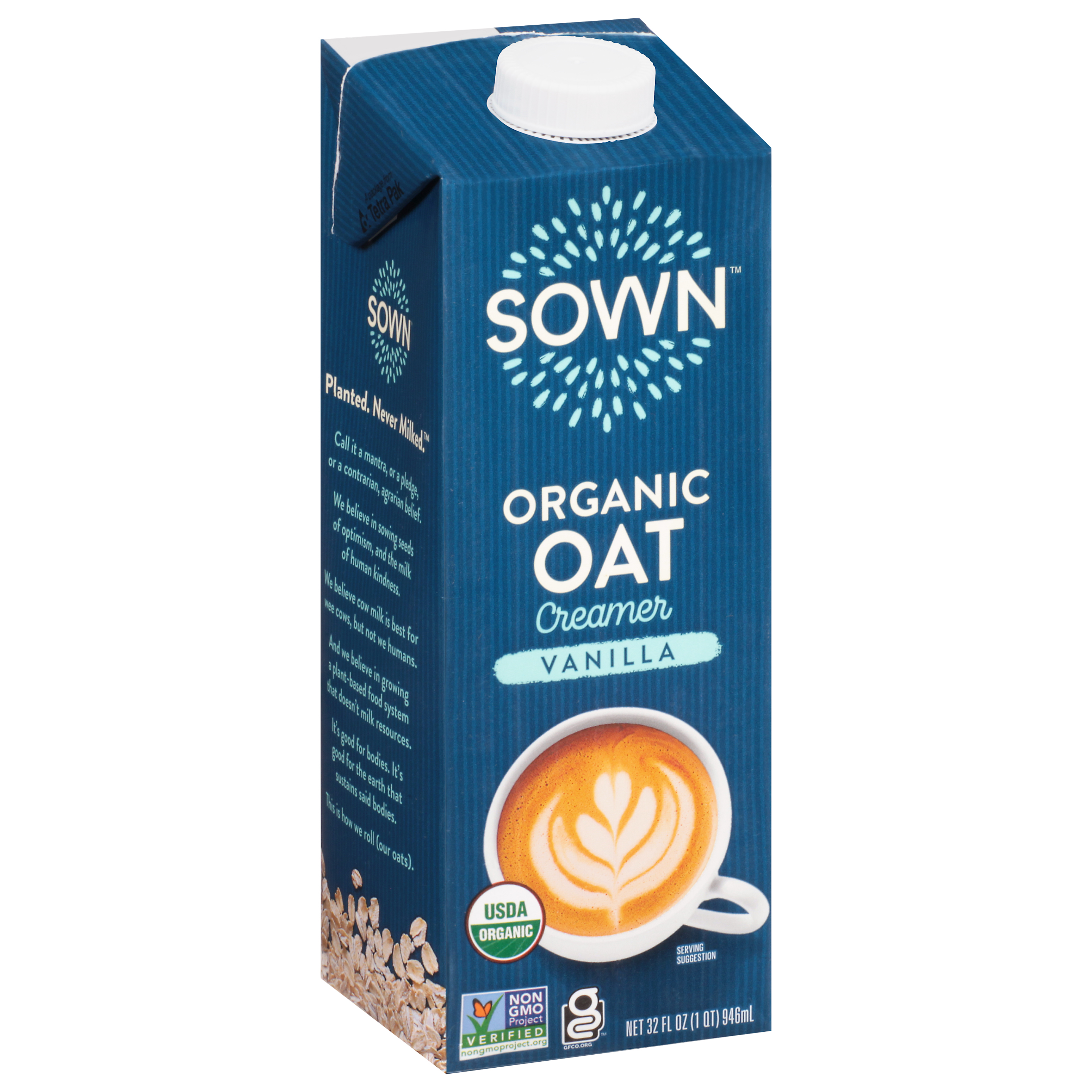 Sown Organic Vanilla Oat Creamer