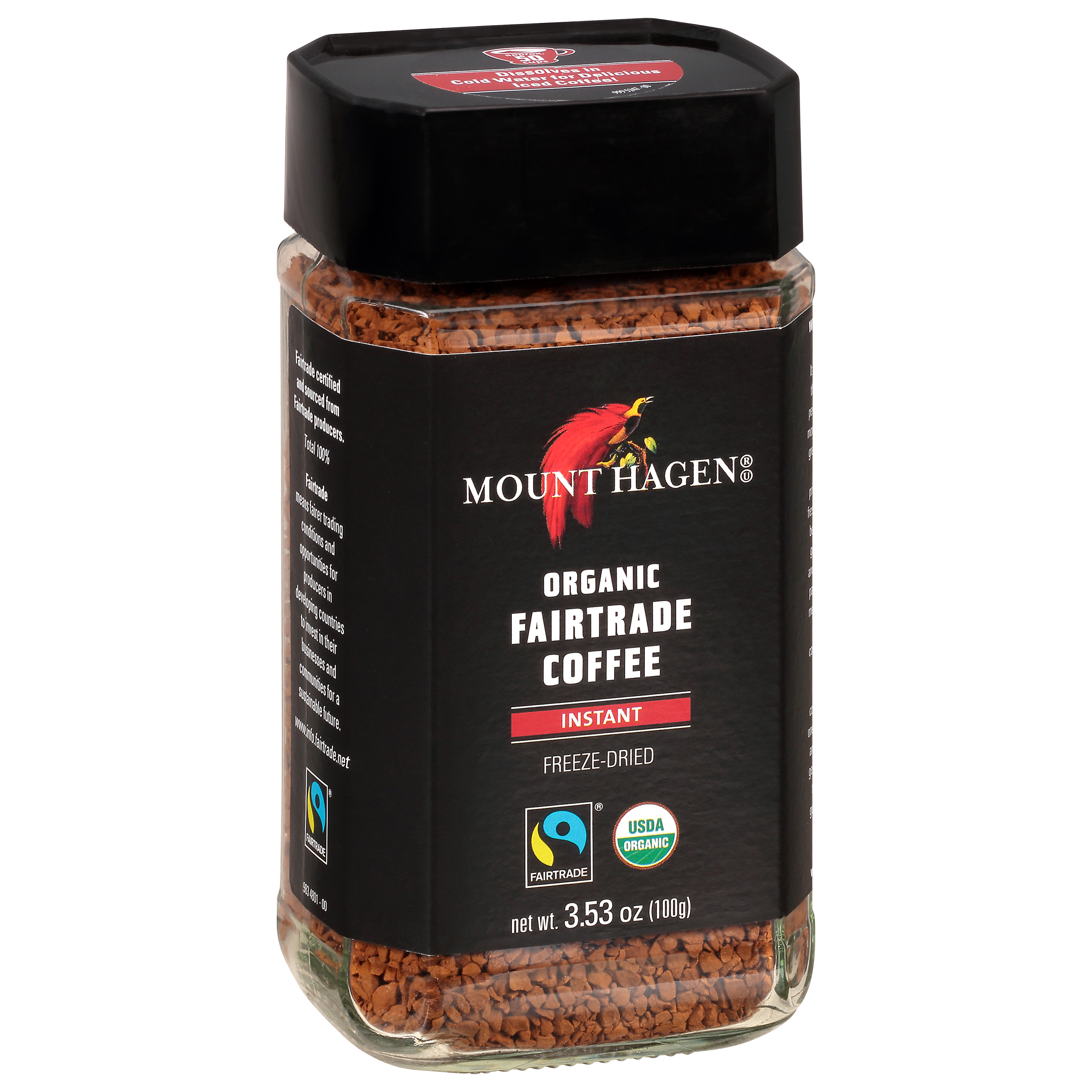 Mount Hagen Organic Fairtrade Instant Freeze-Dried Coffee