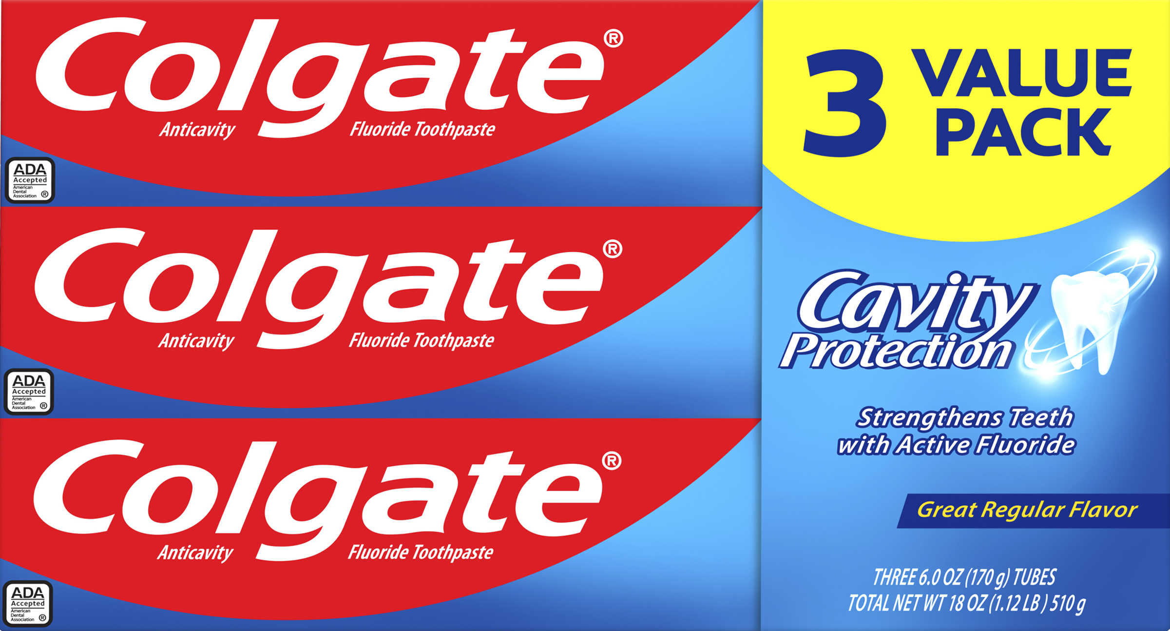ColgateTriplePackAntiCavity3Pk18oz#46946