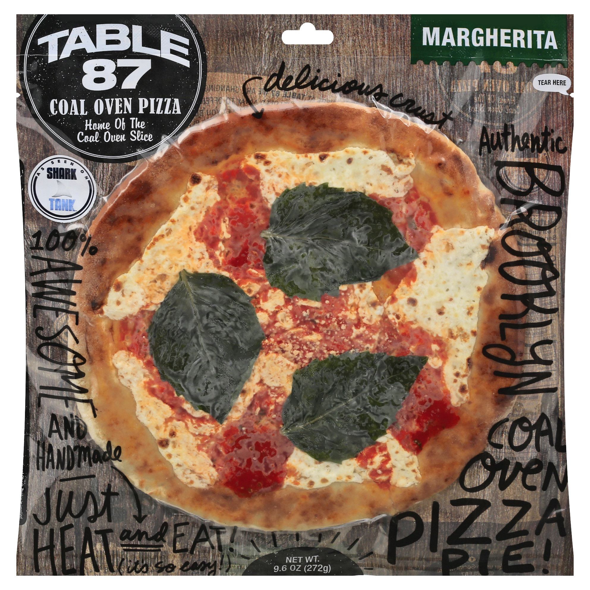 Table 87 Coal Oven Margherita Pizza