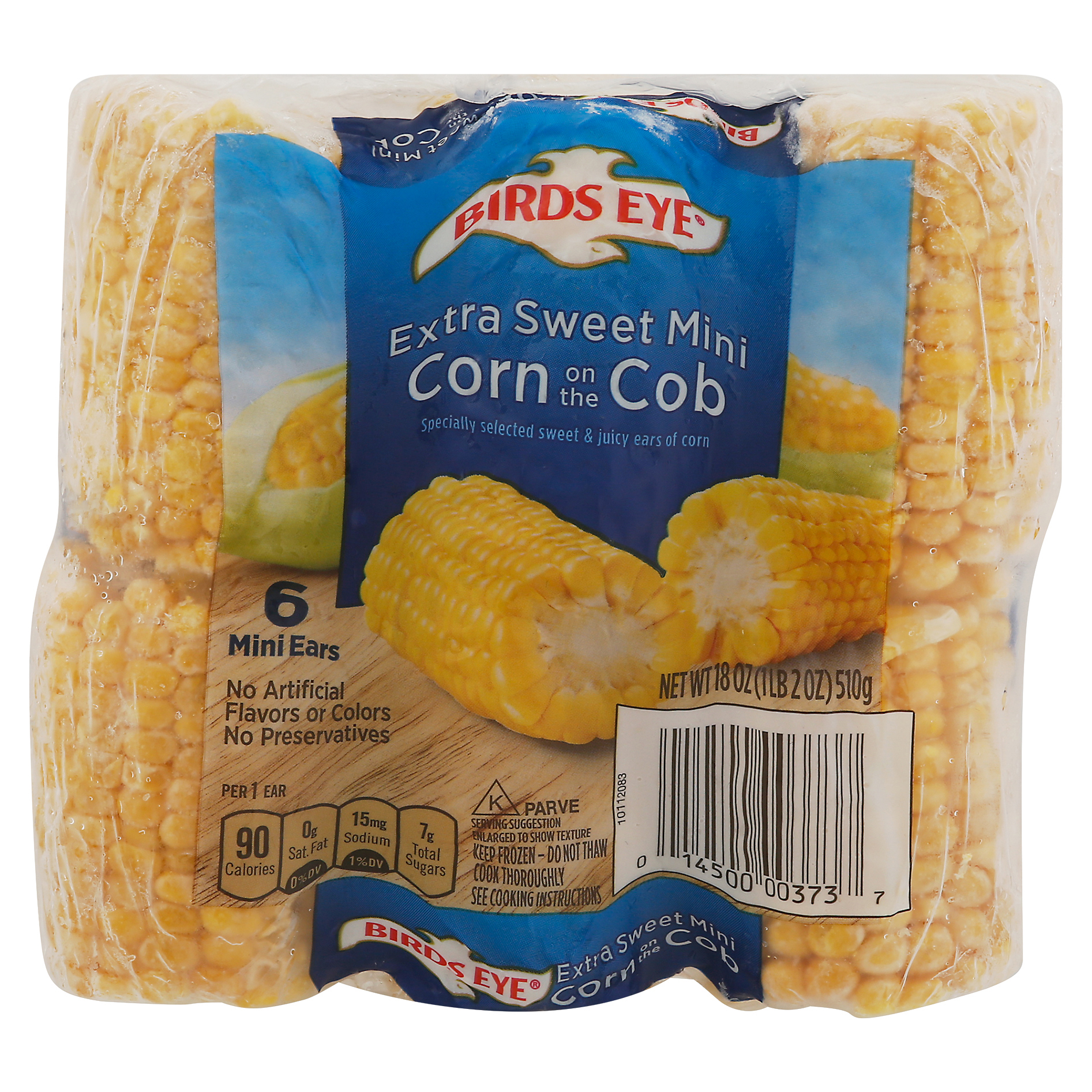 Birds Eye Mini Extra Sweet Corn on the Cob 6 ea