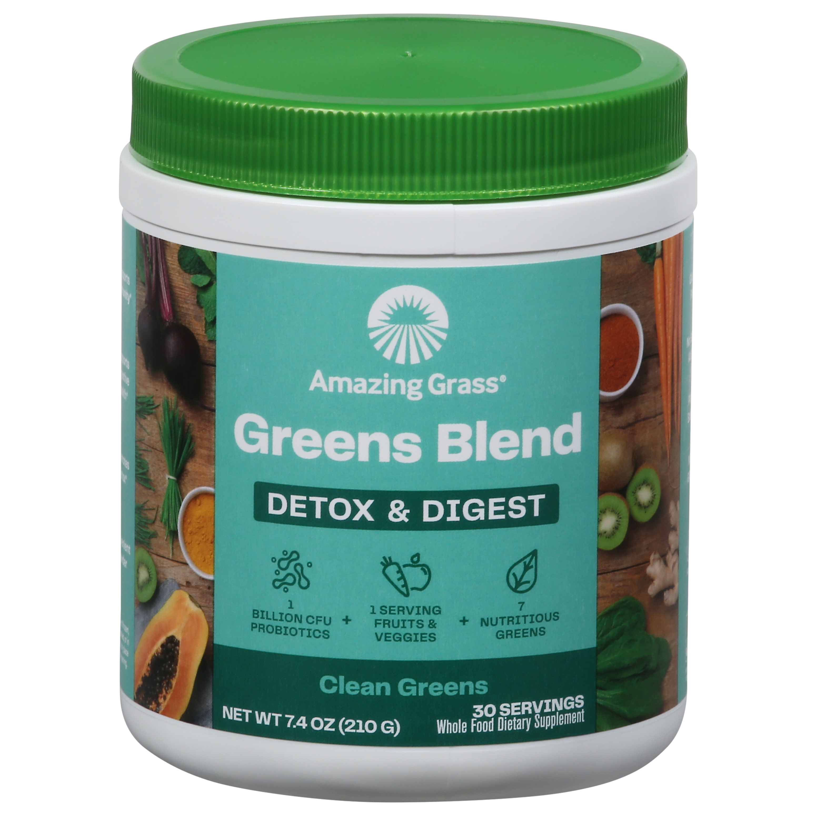 Amazing Grass Detox & Digest Clean Greens Greens Blend