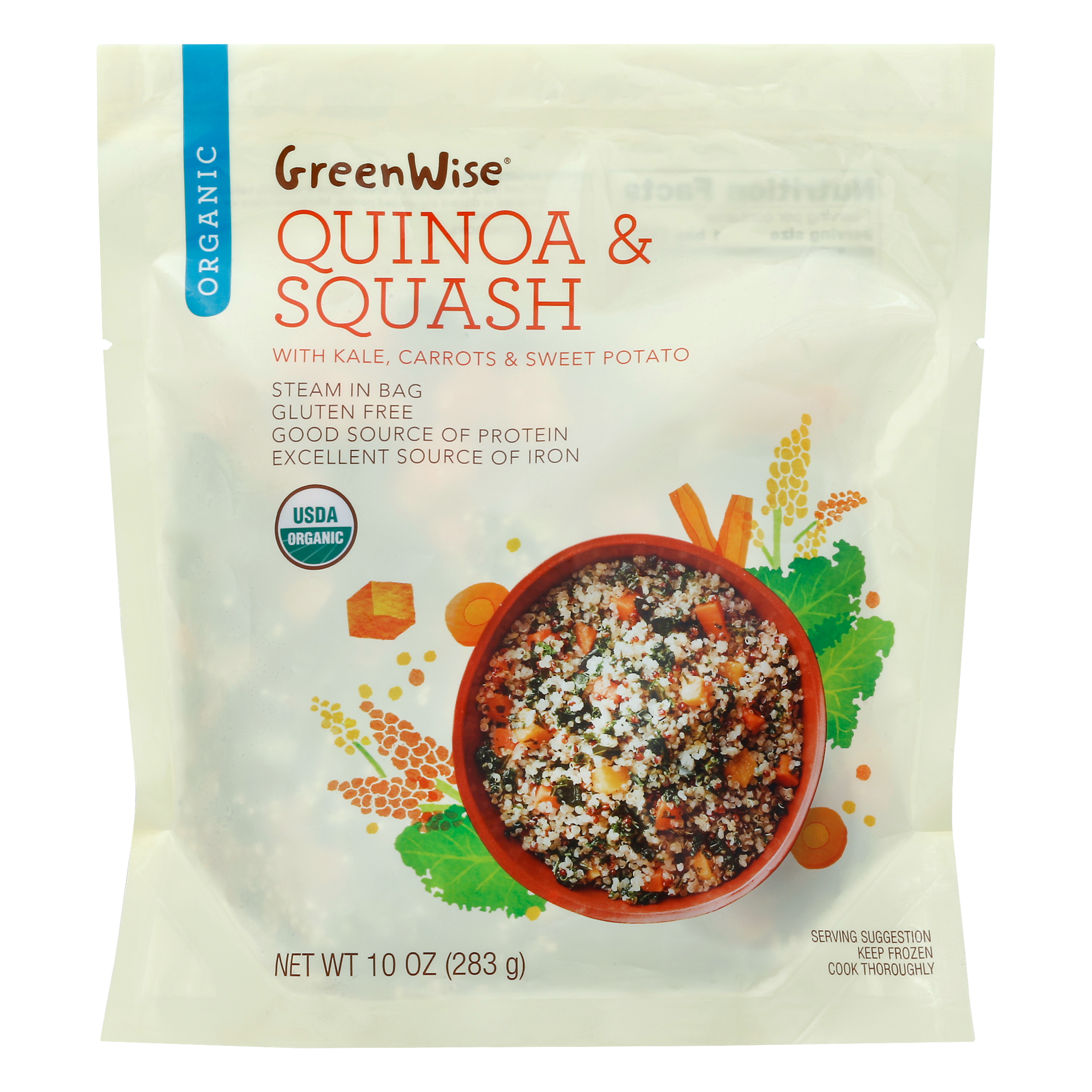 GreenWise Organic Quinoa & Squash 10.0 oz BAG
