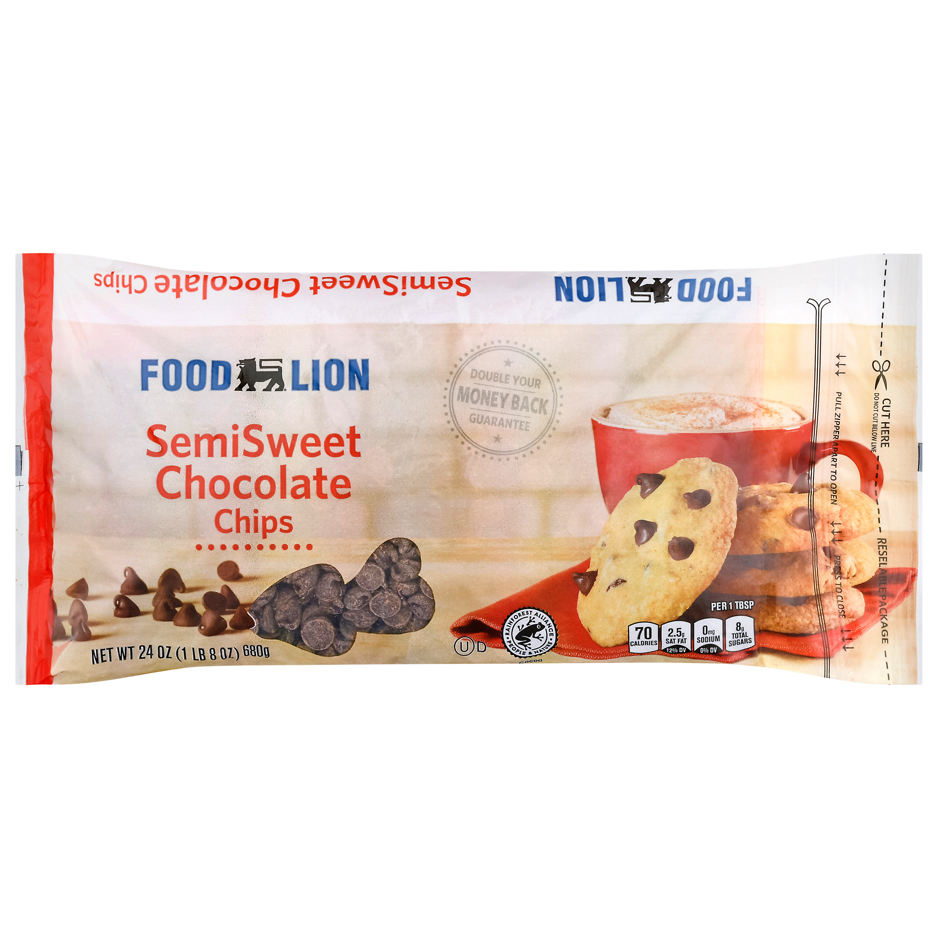 Food Lion Semisweet Chocolate Chip 24 oz