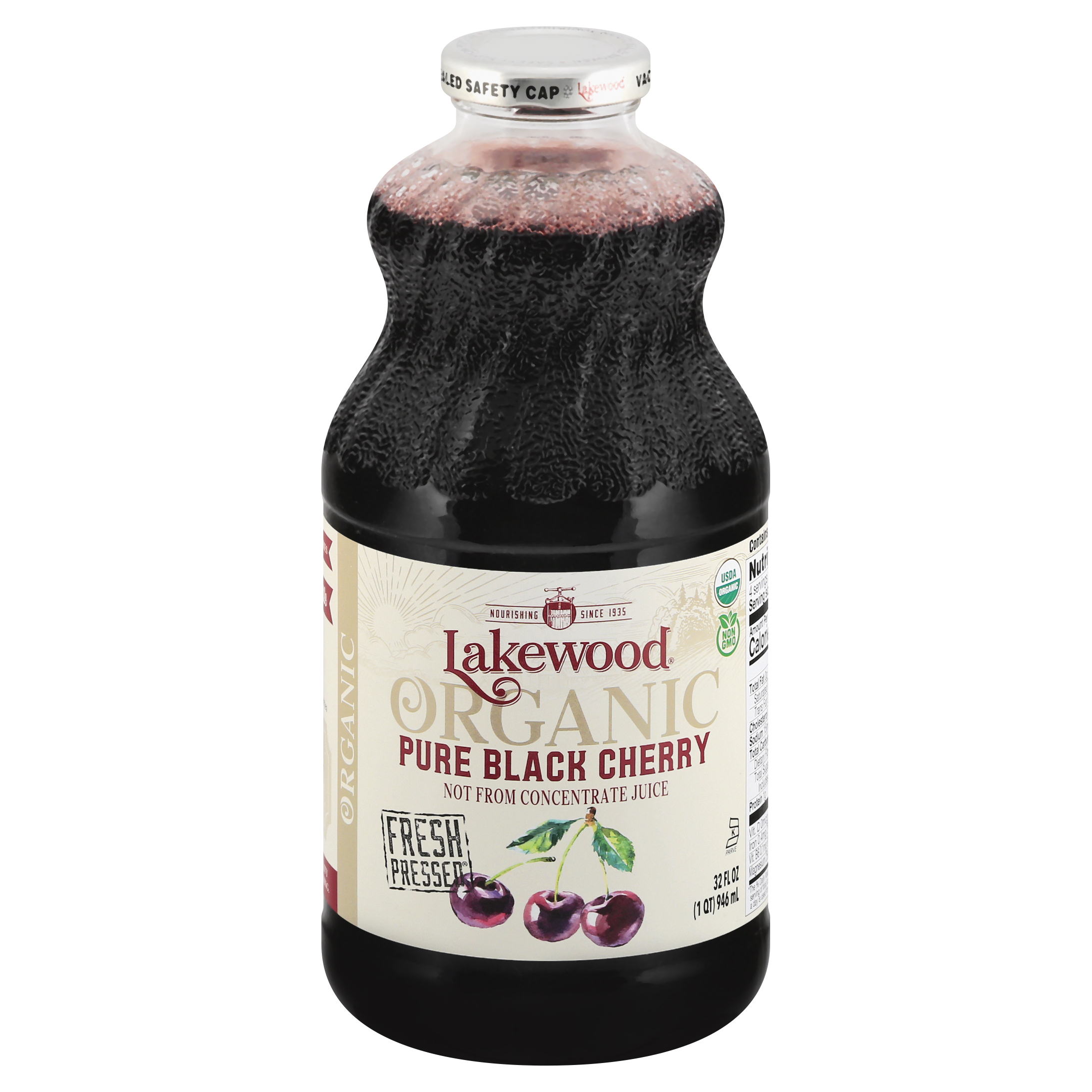 Lakewood Organic Pure Black Cherry Juice