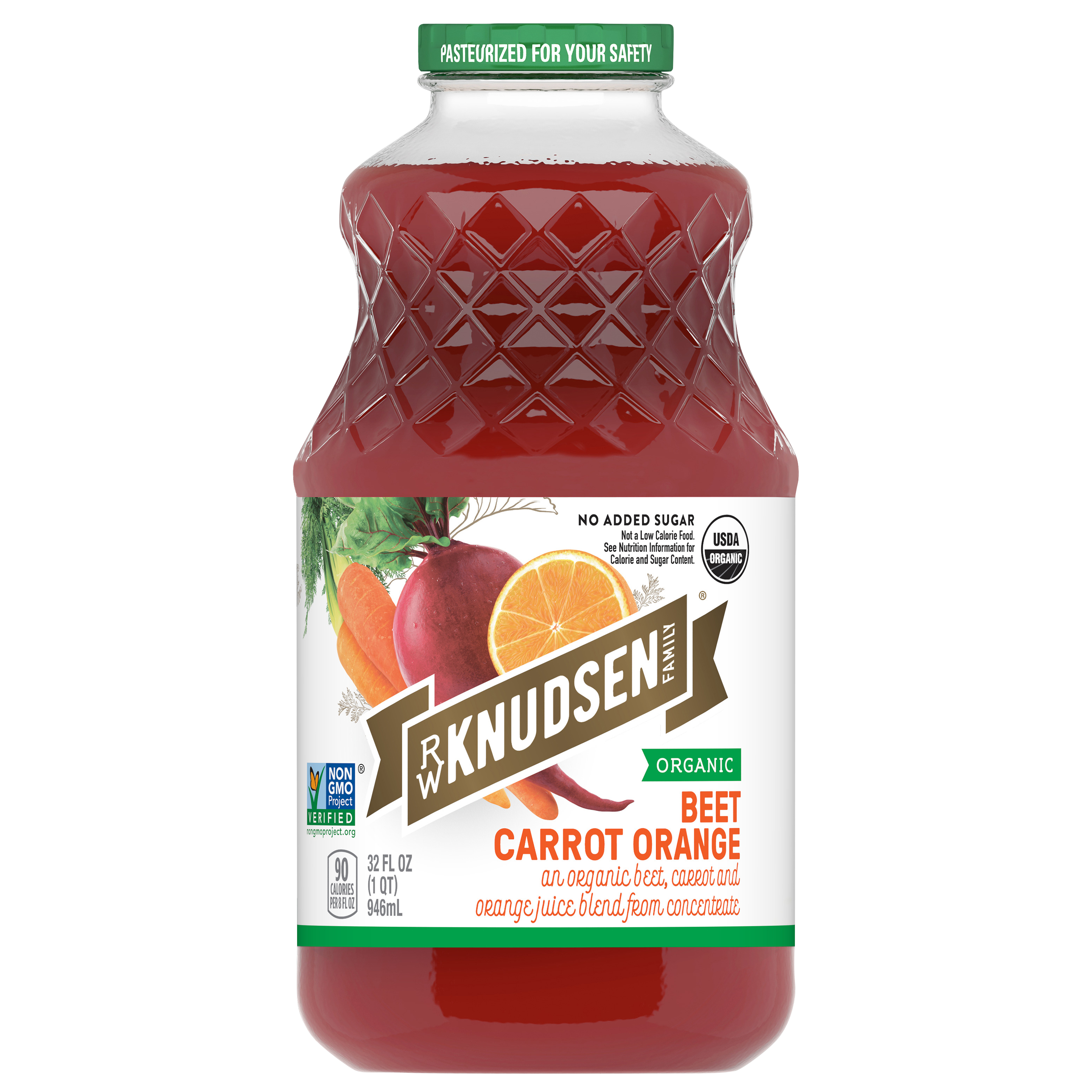 RW Knudsen 32 Fluid Ounce Organic Beet Carrot Orange