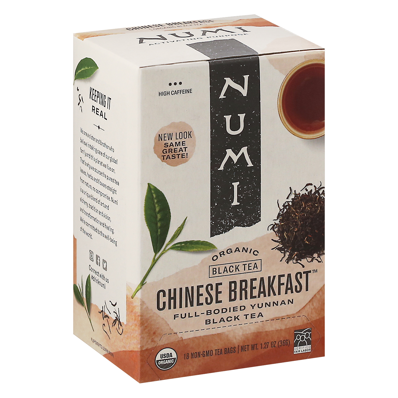 Numi Organic Chinese Breakfast Black Tea