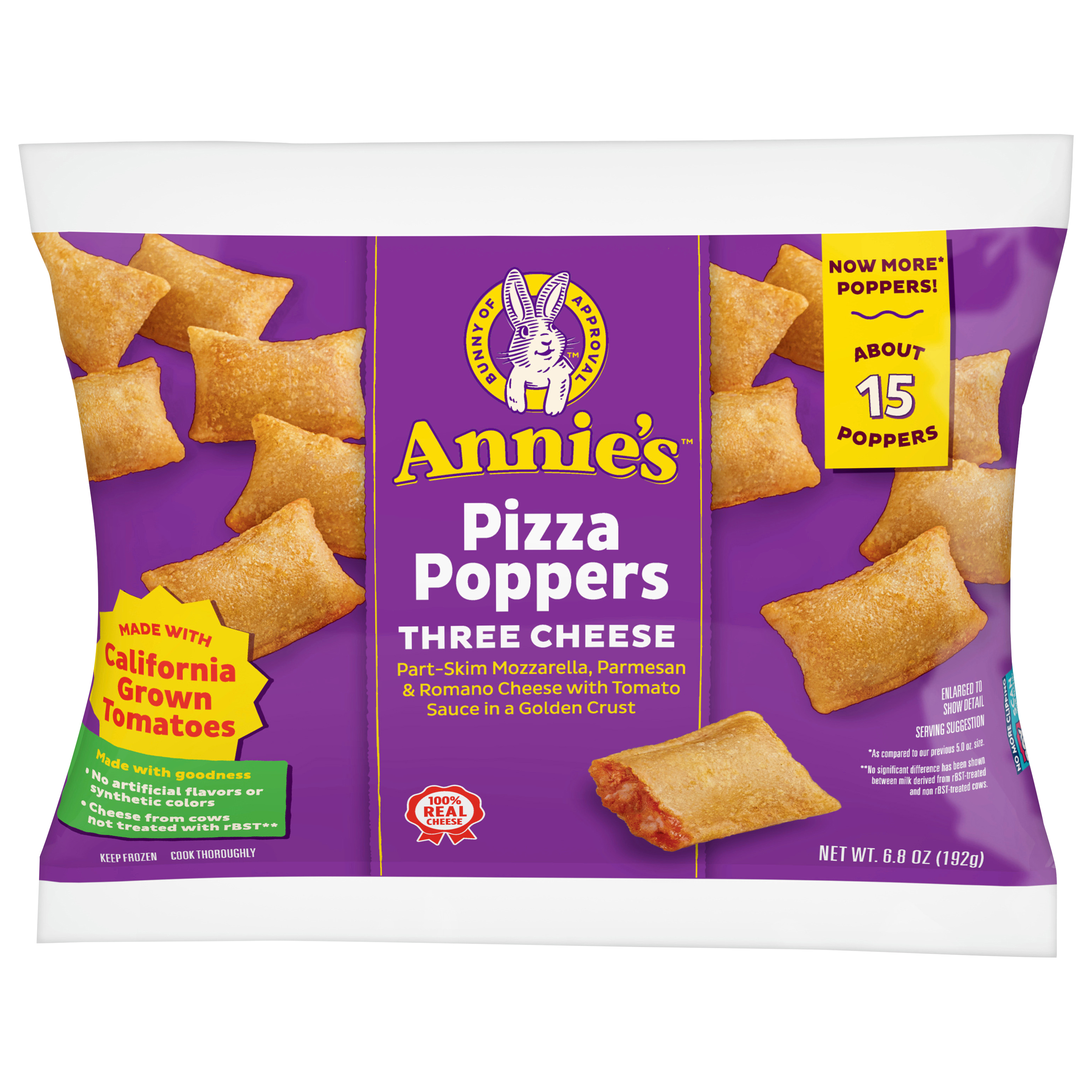 Annie's Three Cheese Pizza Poppers