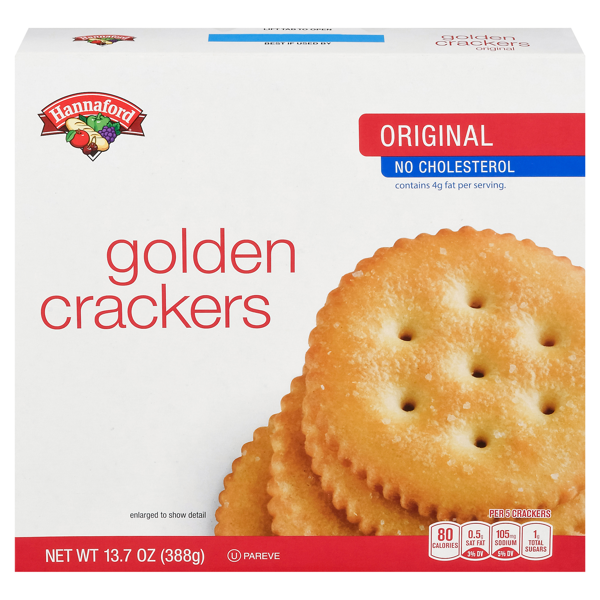 Hannaford Original Golden Crackers 13.7 oz