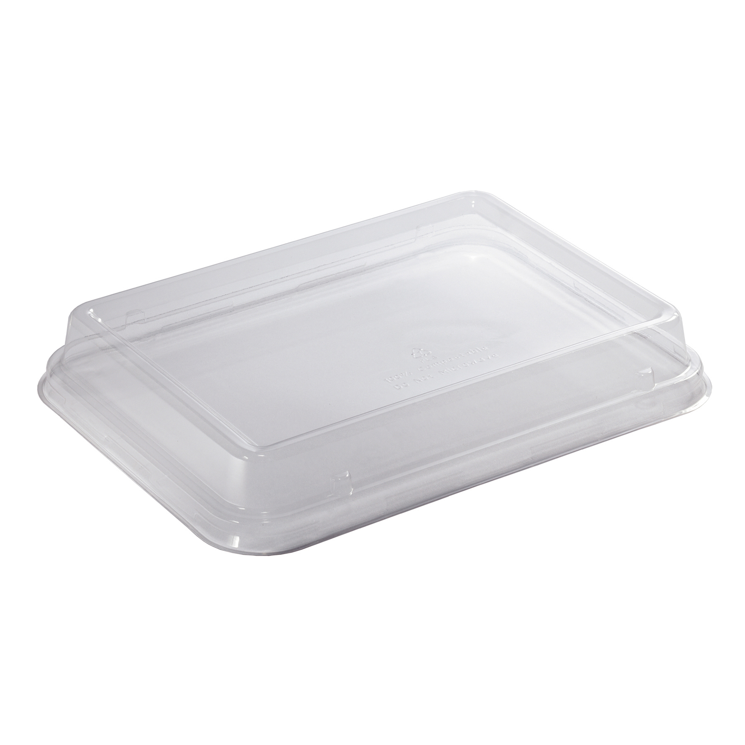 760131 PLA LID FOR 4 COMP TRAY200/CS