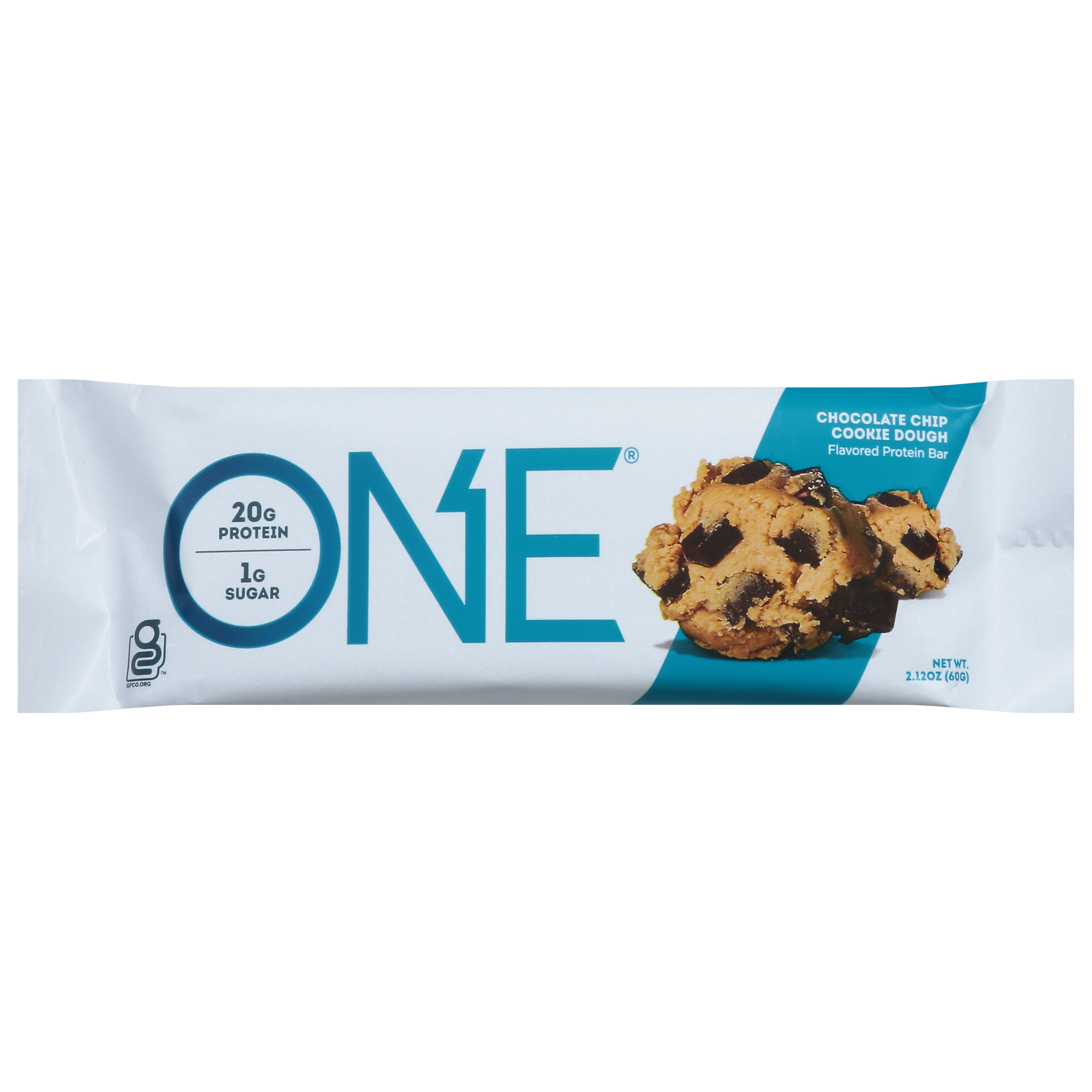 One Chocolate Chip Cookie Dough Flavored Protein Bar