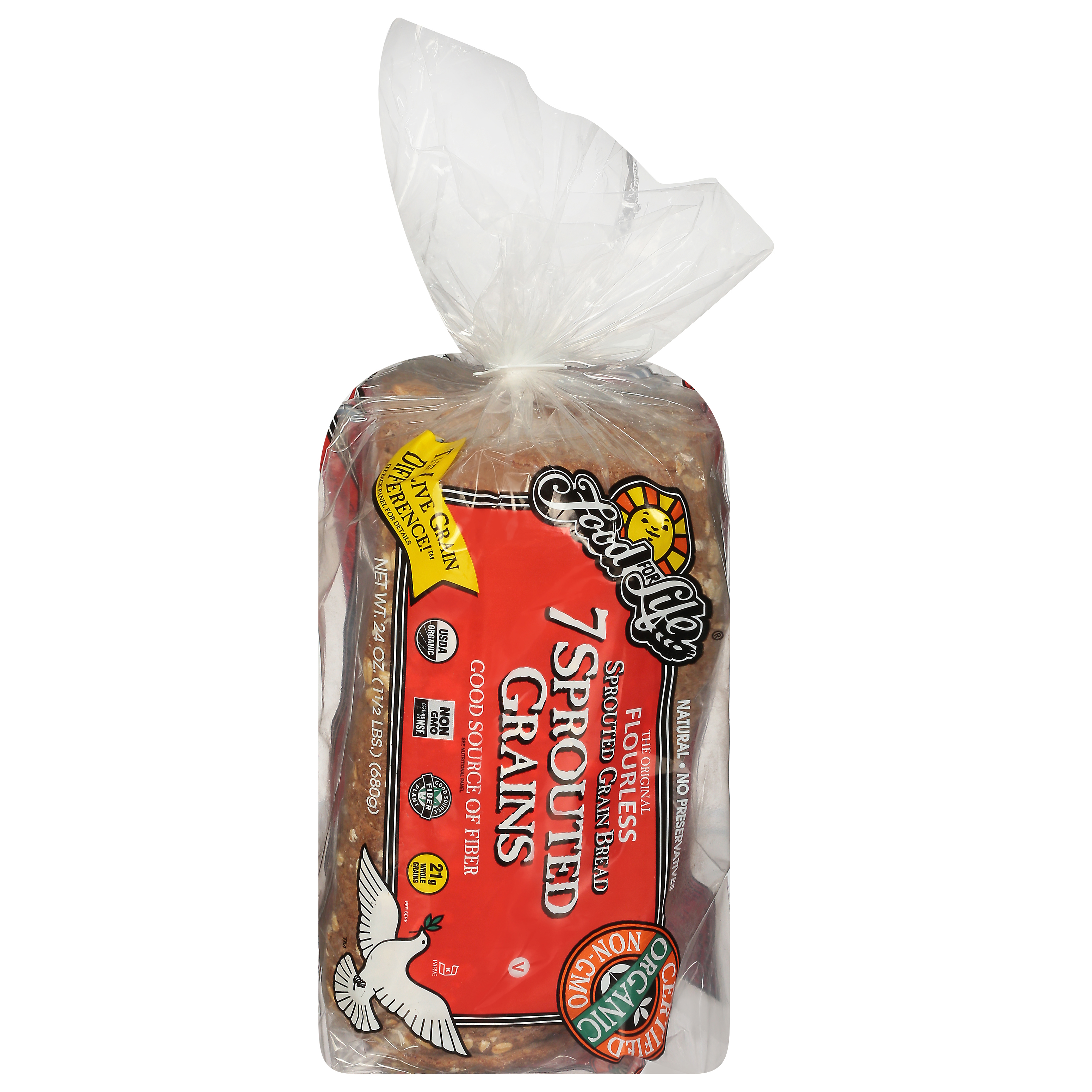 Food for Life 7 Sprouted Grains Flourless Bread