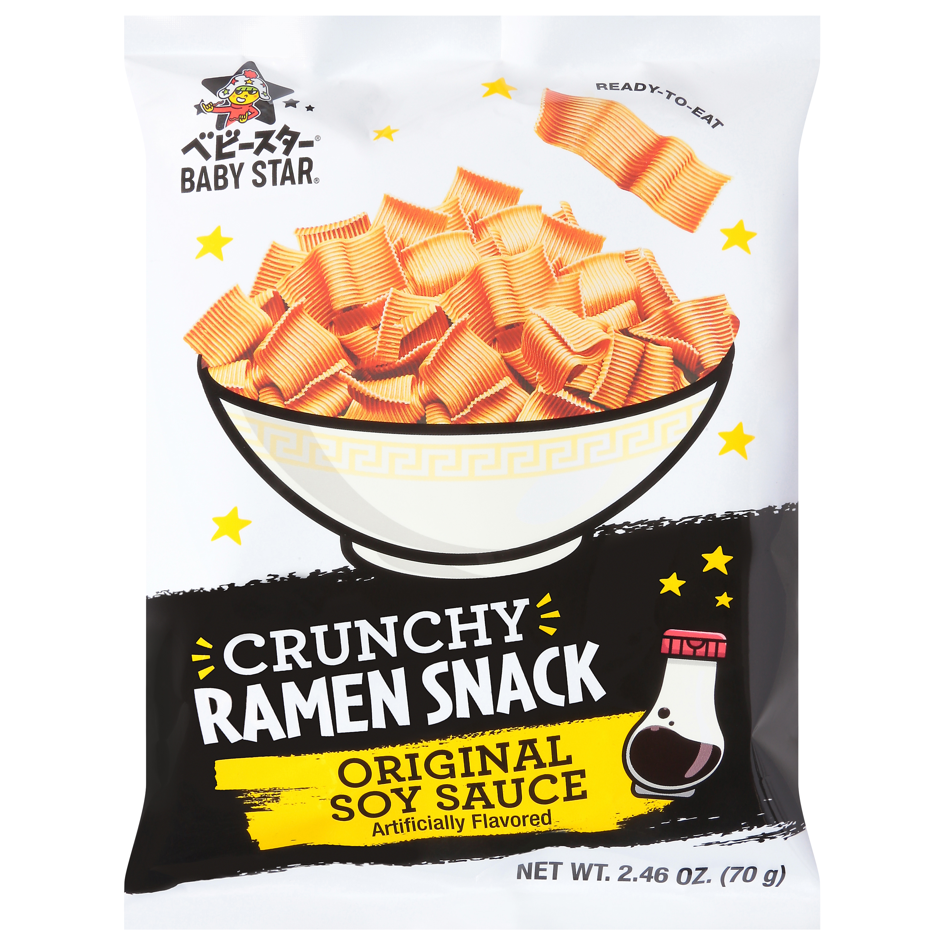 Baby Star Crunchy Original Soy Sauce Ramen Snack