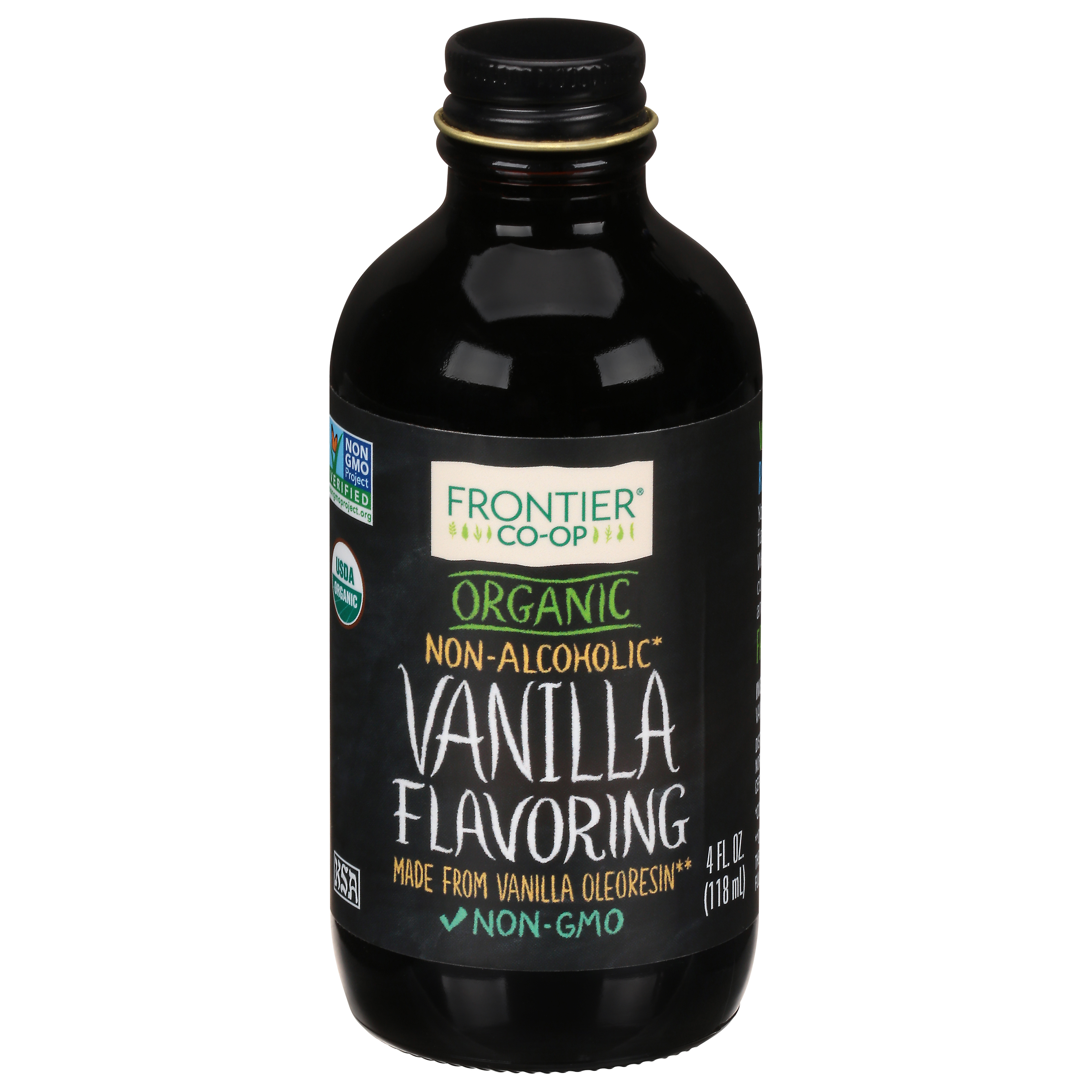 Frontier Co-op Non-Alcoholic Organic Vanilla Flavoring
