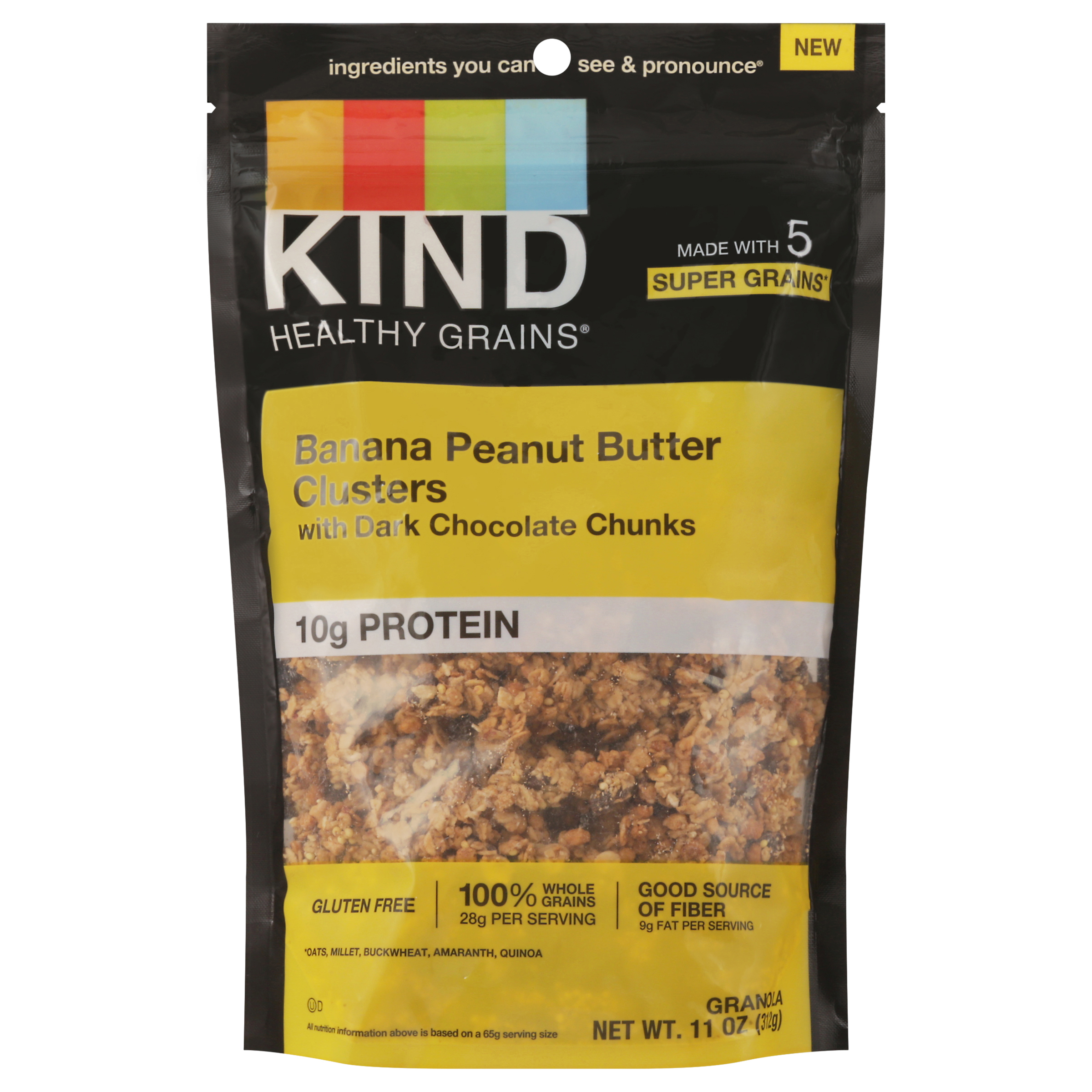 Kind Banana Peanut Butter Clusters with Dark Chocolate Chunks