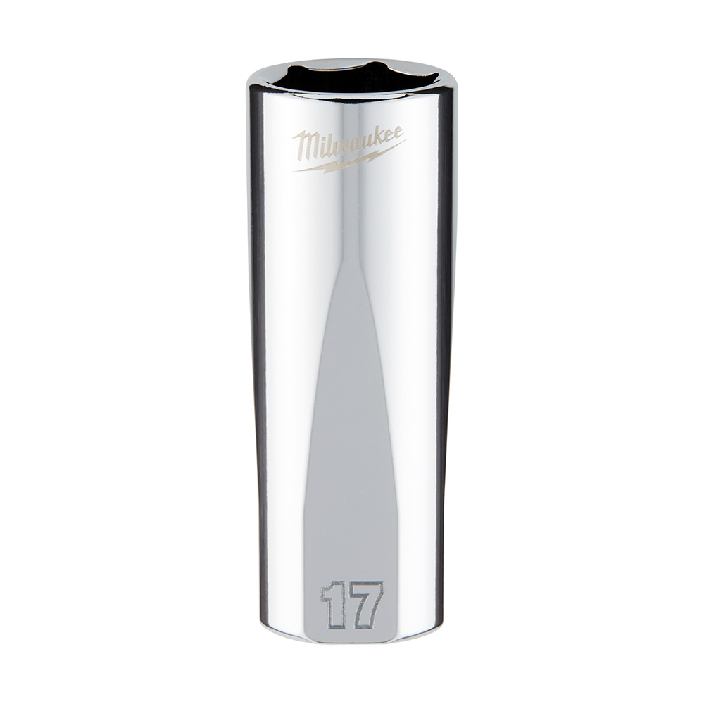 3/8 in. Drive 17mm Metric 6-Point Deep Socket