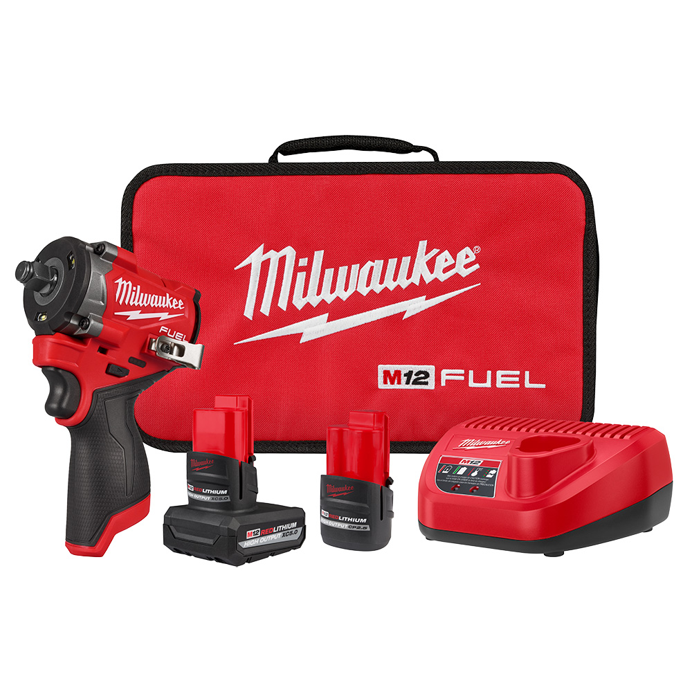 M12 FUEL Stubby 1/2" Impact Wrench Kit