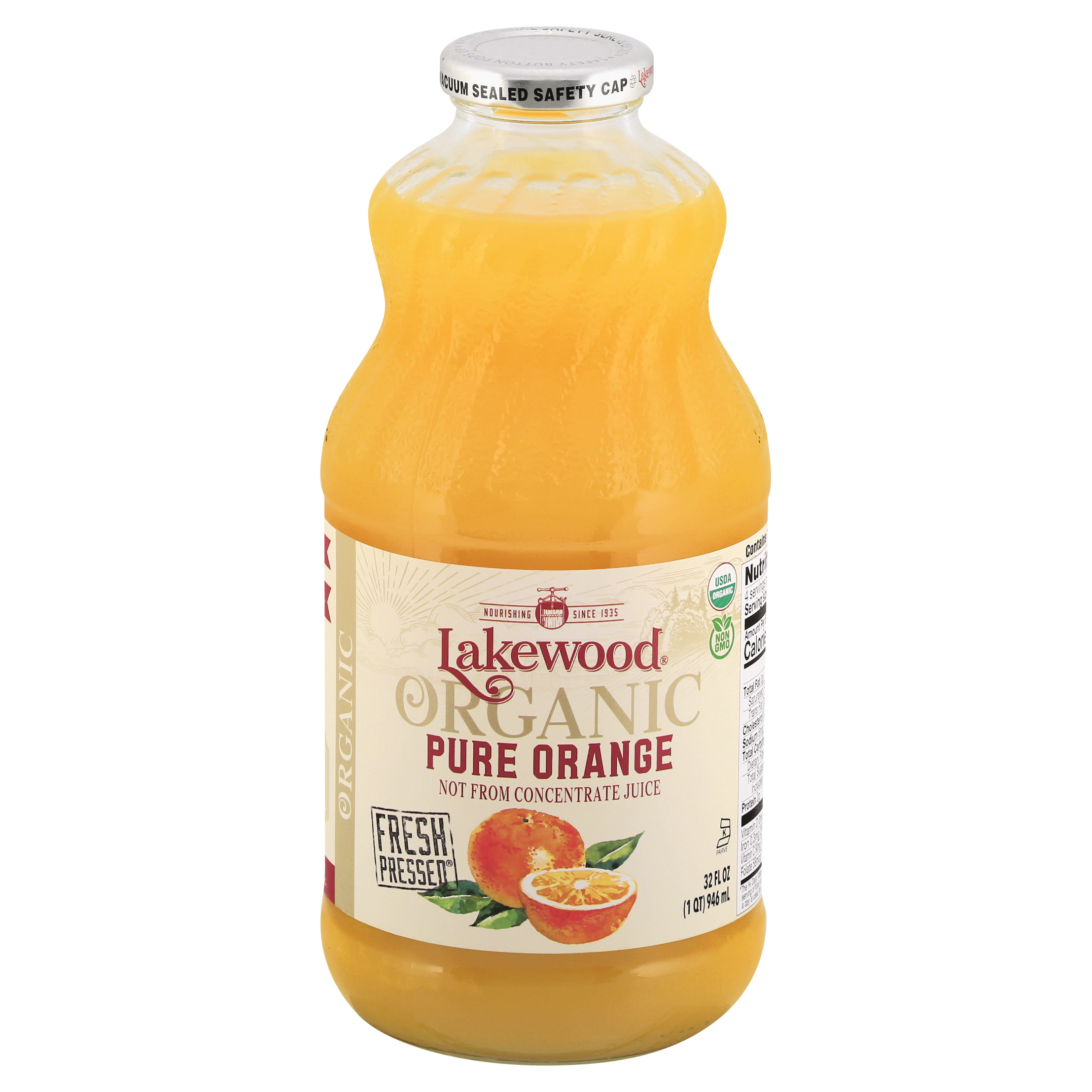 Lakewood Organic Pure Orange Juice